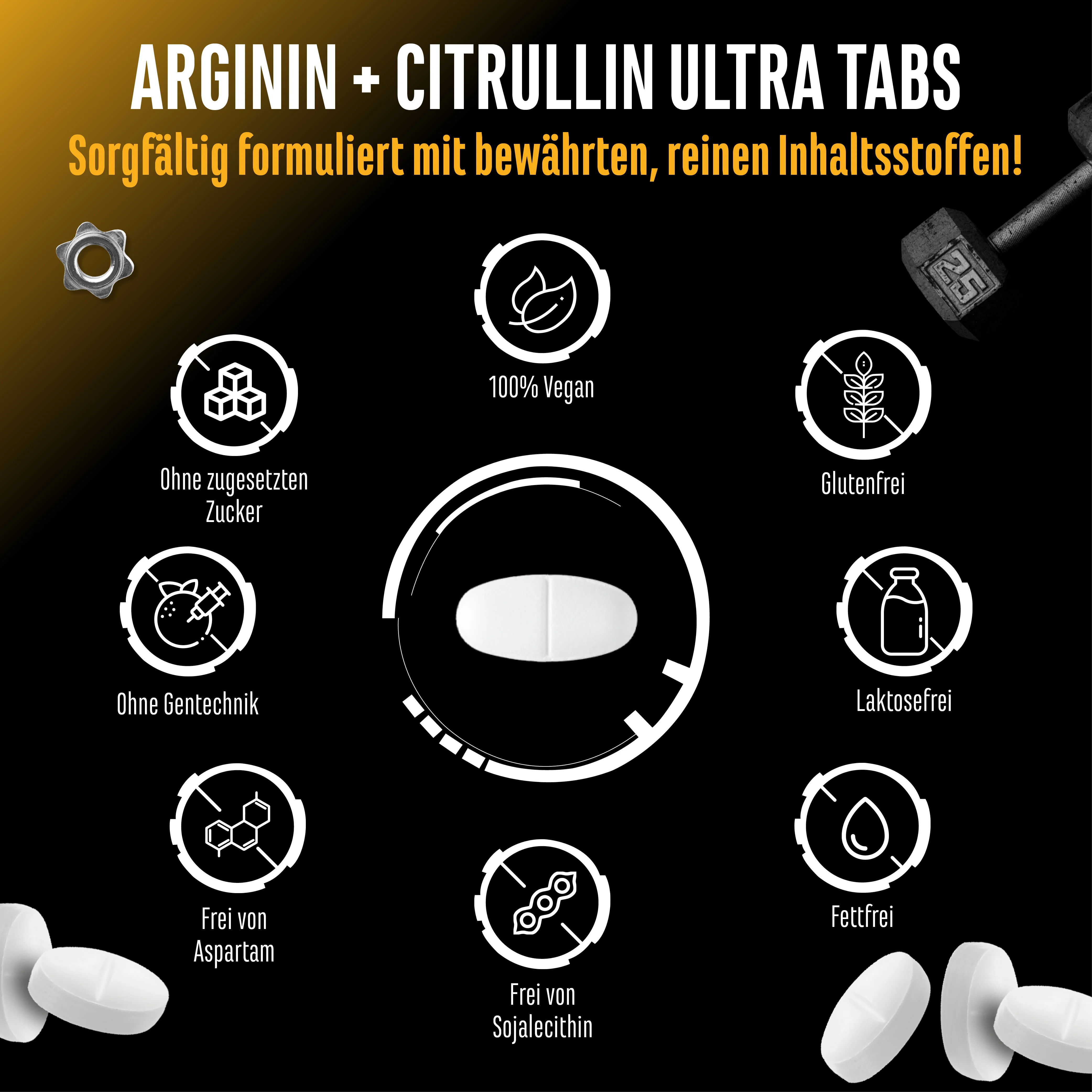 L-Arginin + L-Citrullin Tabs - Image 4