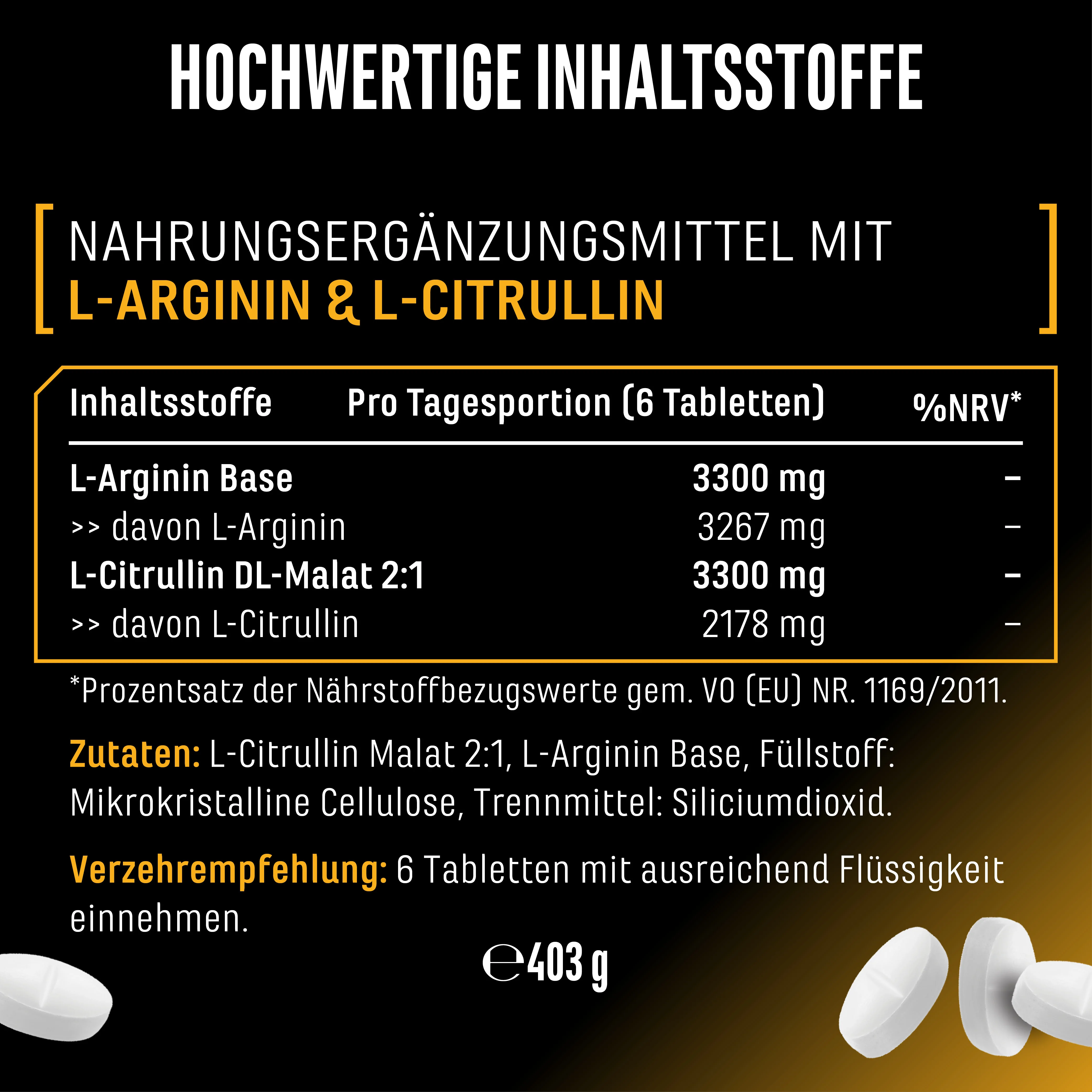 L-Arginin + L-Citrullin Tabs - Image 6