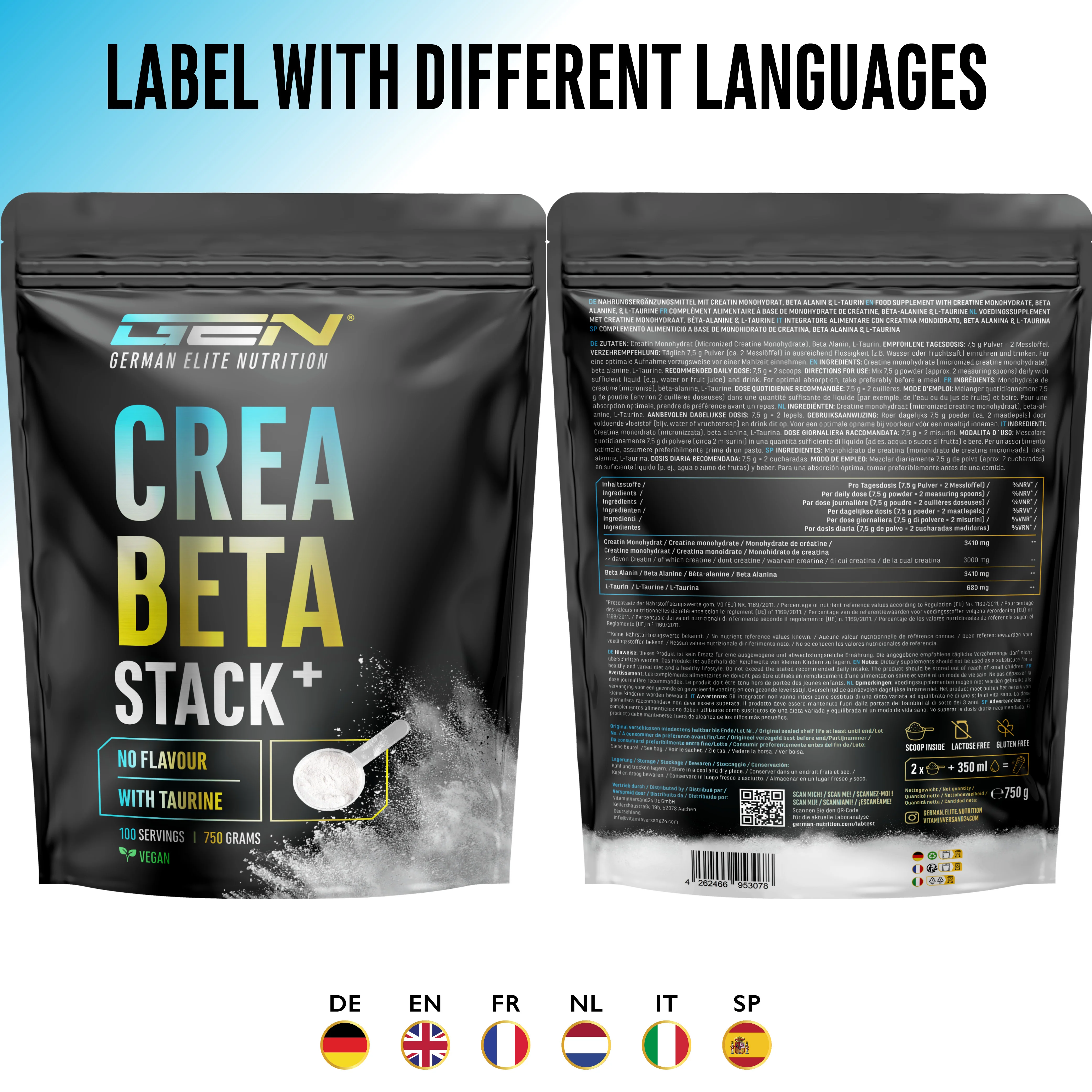 Creatin Beta Alanin Stack - Image 6