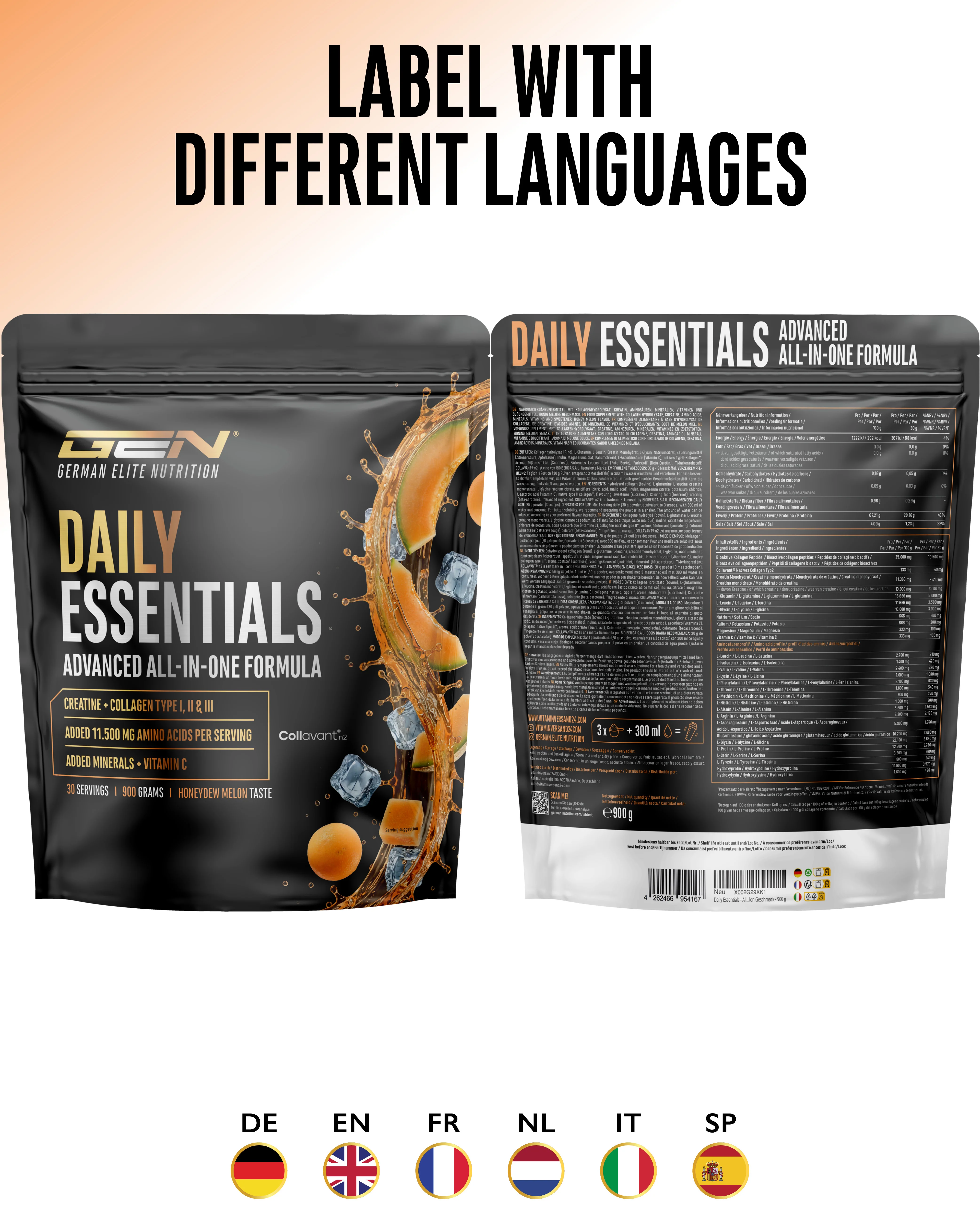 Daily Essentials - Creatin + Kollagen - All in one Drink - Image 10