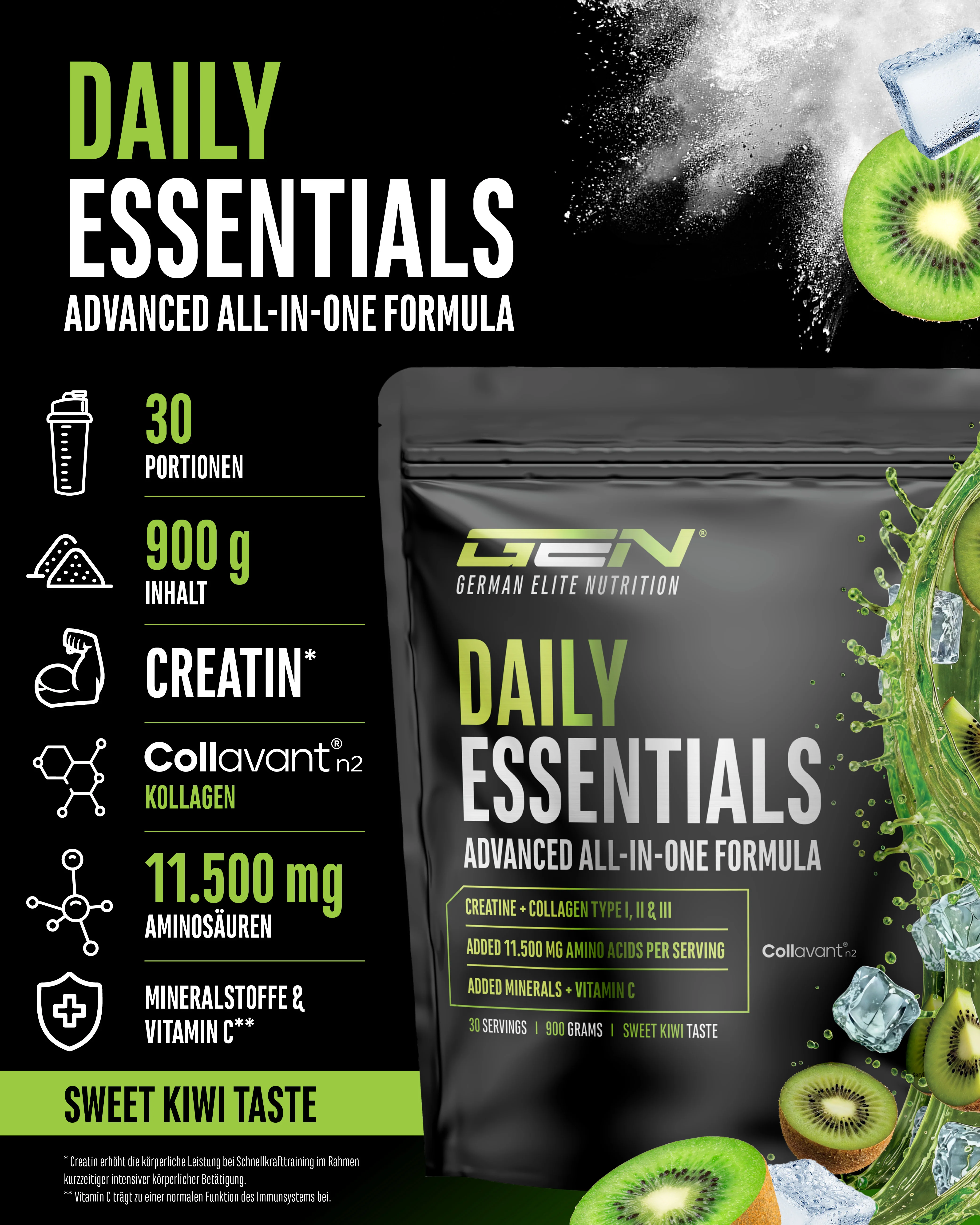 Daily Essentials - Creatin + Kollagen - All in one Drink - Image 14