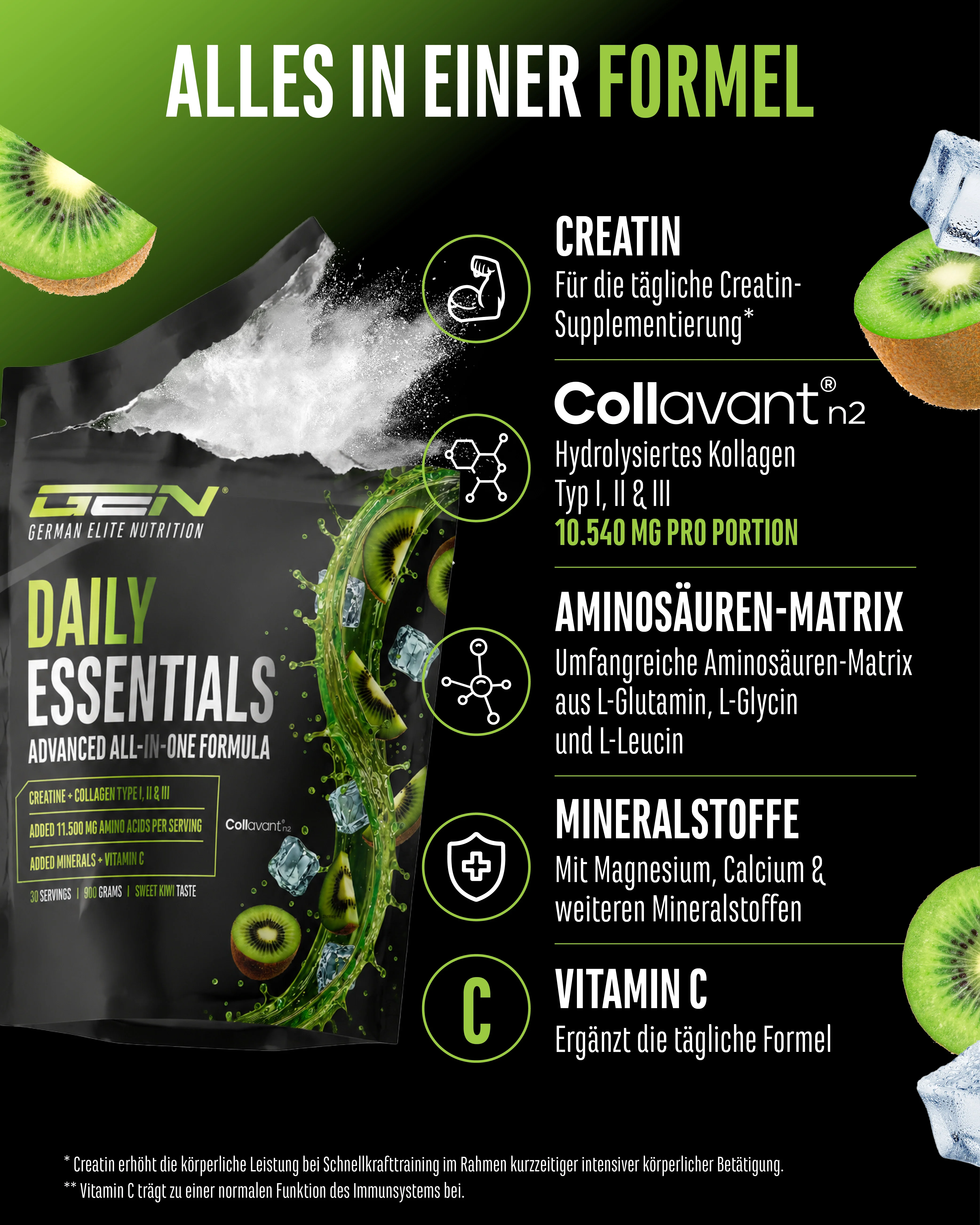 Daily Essentials - Creatin + Kollagen - All in one Drink - Image 17