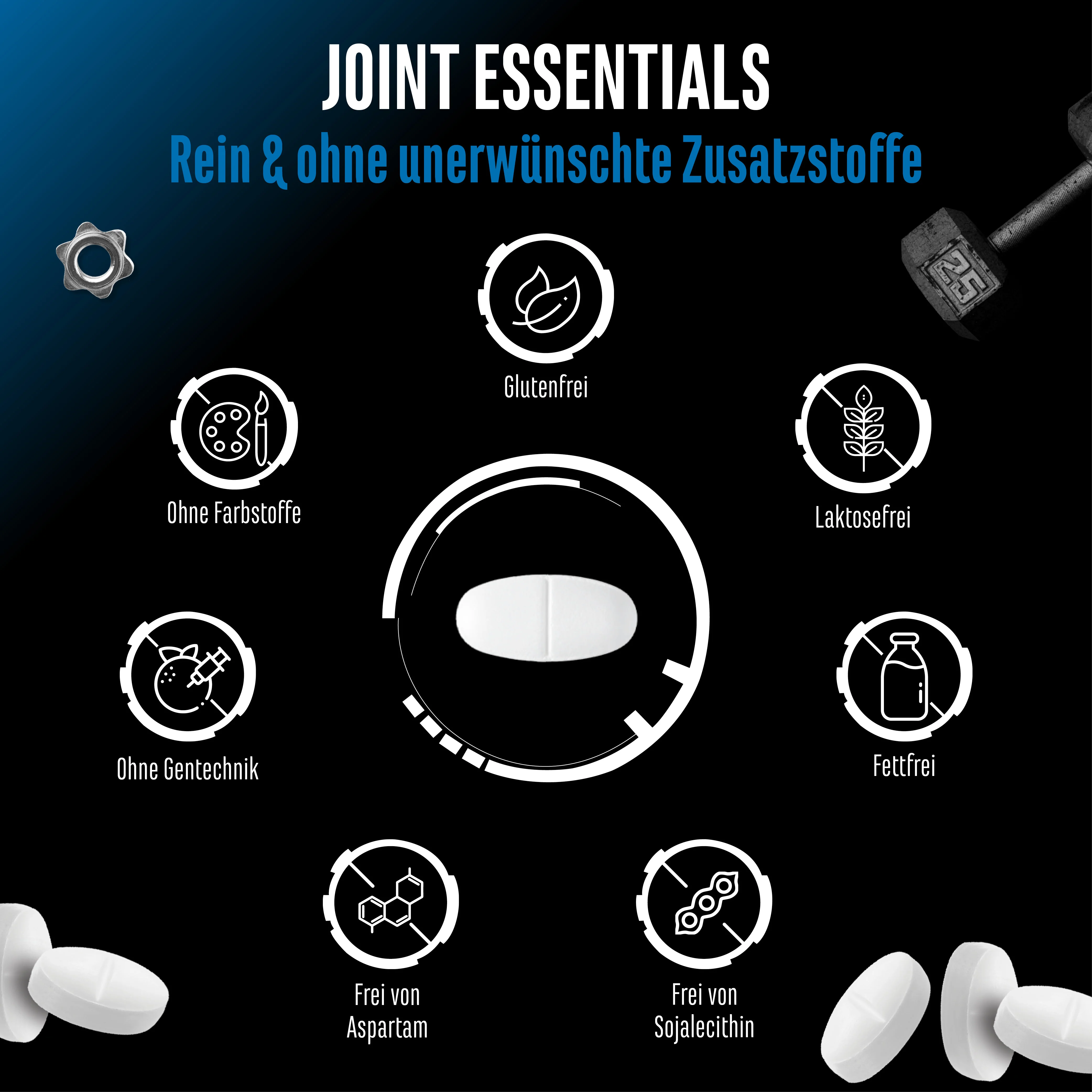 Joint Essentials - 8 Wirkstoffe, 180 Tabletten - Image 5
