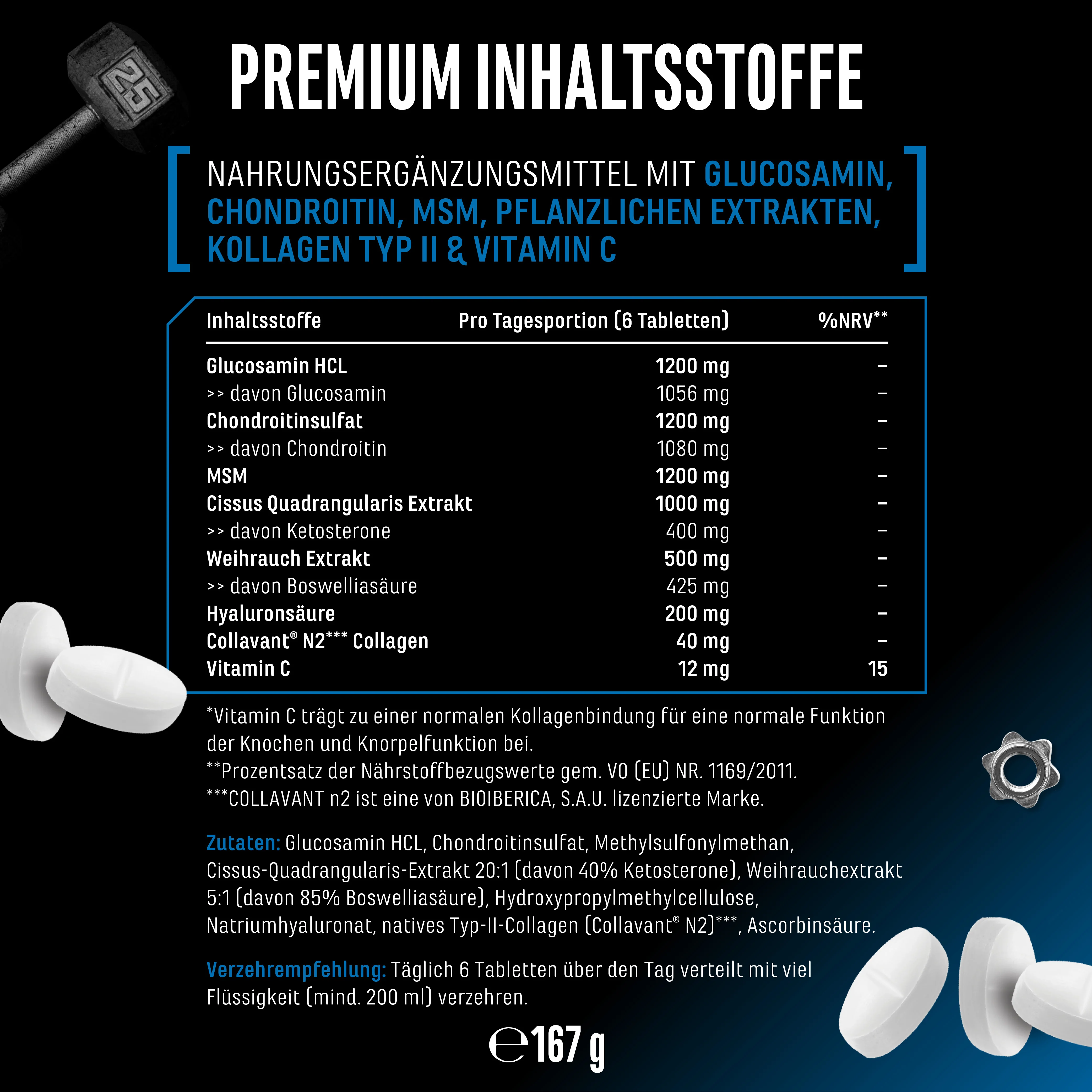 Joint Essentials - 8 Wirkstoffe, 180 Tabletten - Image 7