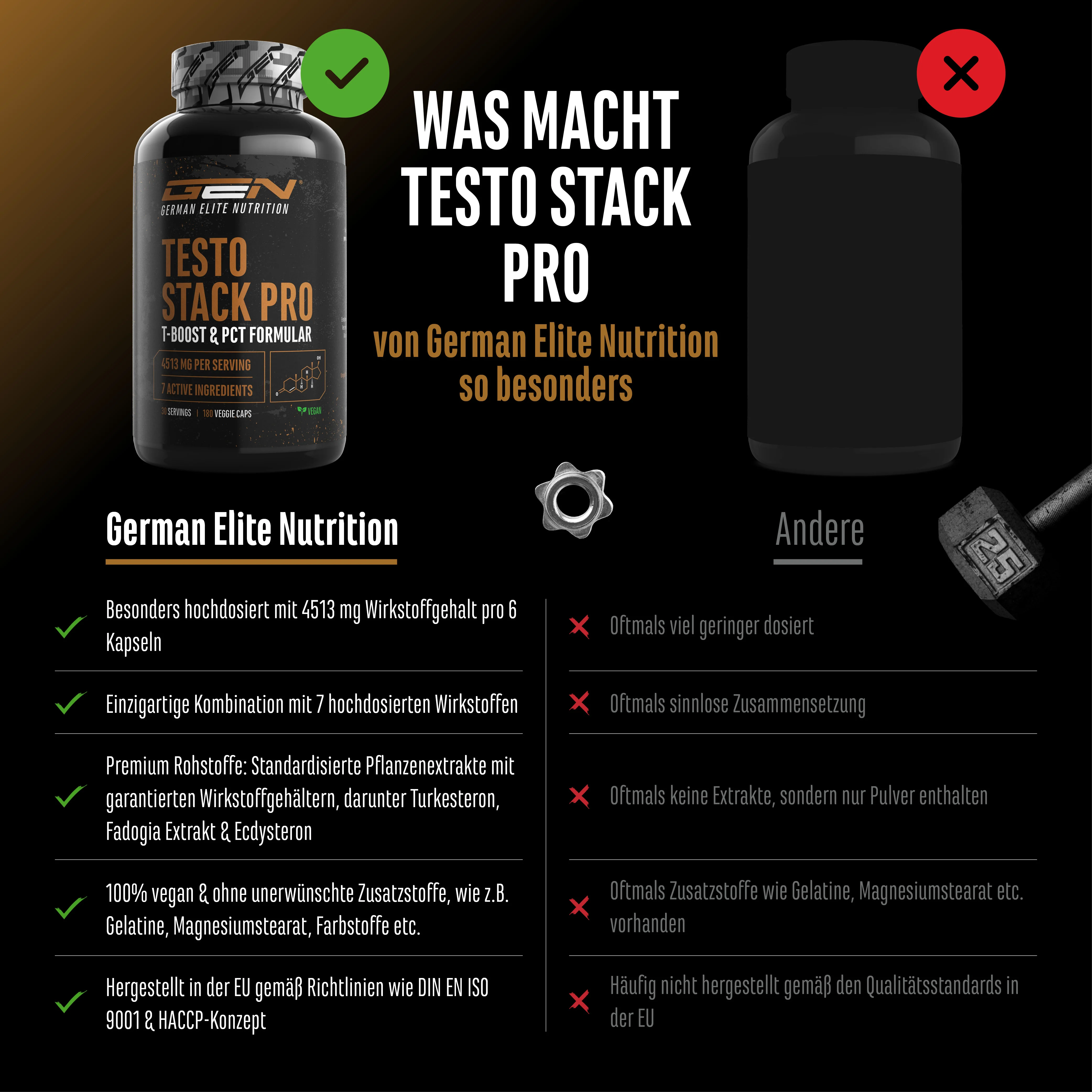 Testo Stack Pro, 180 Kapseln - Image 3