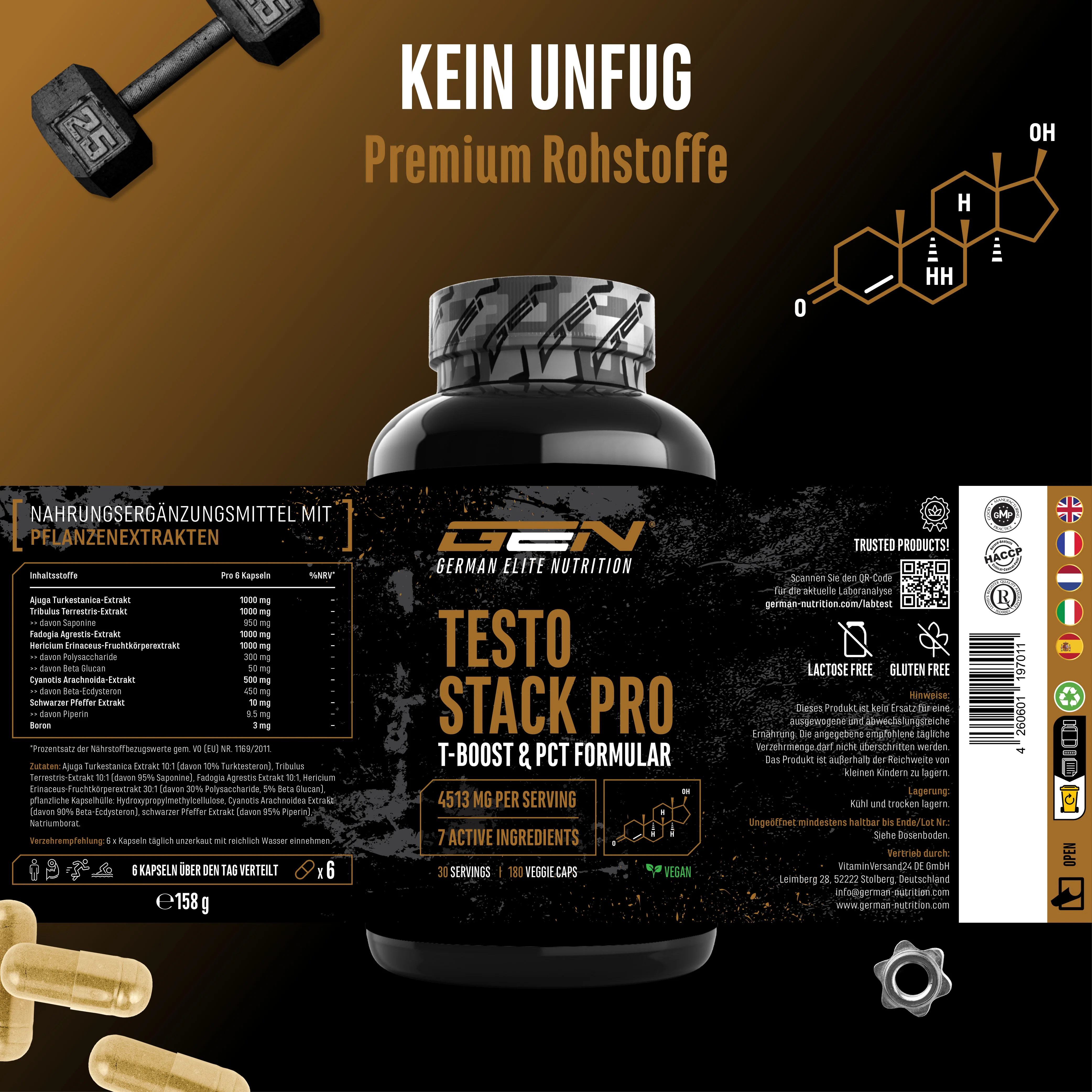Testo Stack Pro, 180 Kapseln - Image 6