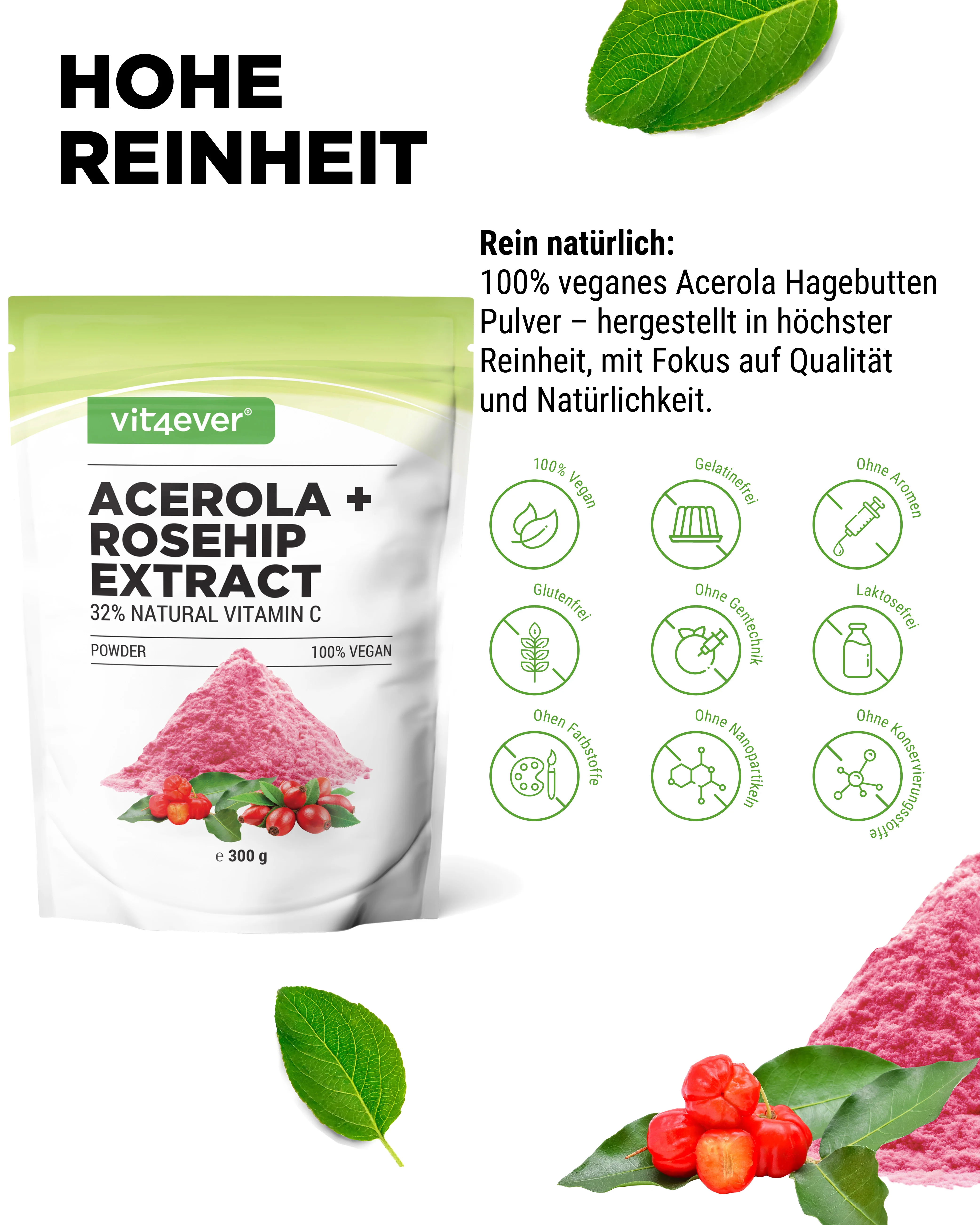 Acerola + Hagebutten Pulver - Image 3