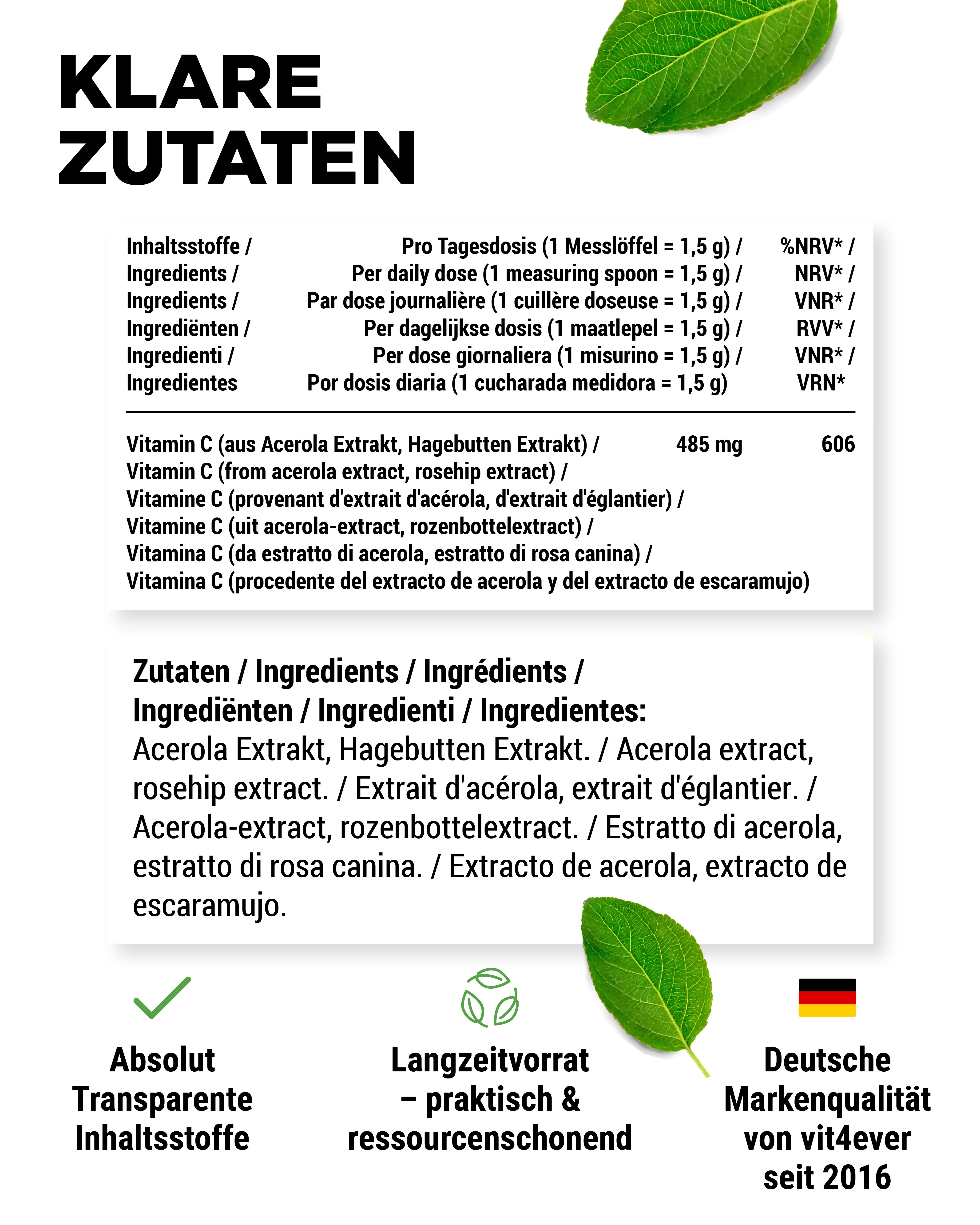 Acerola + Hagebutten Pulver - Image 5