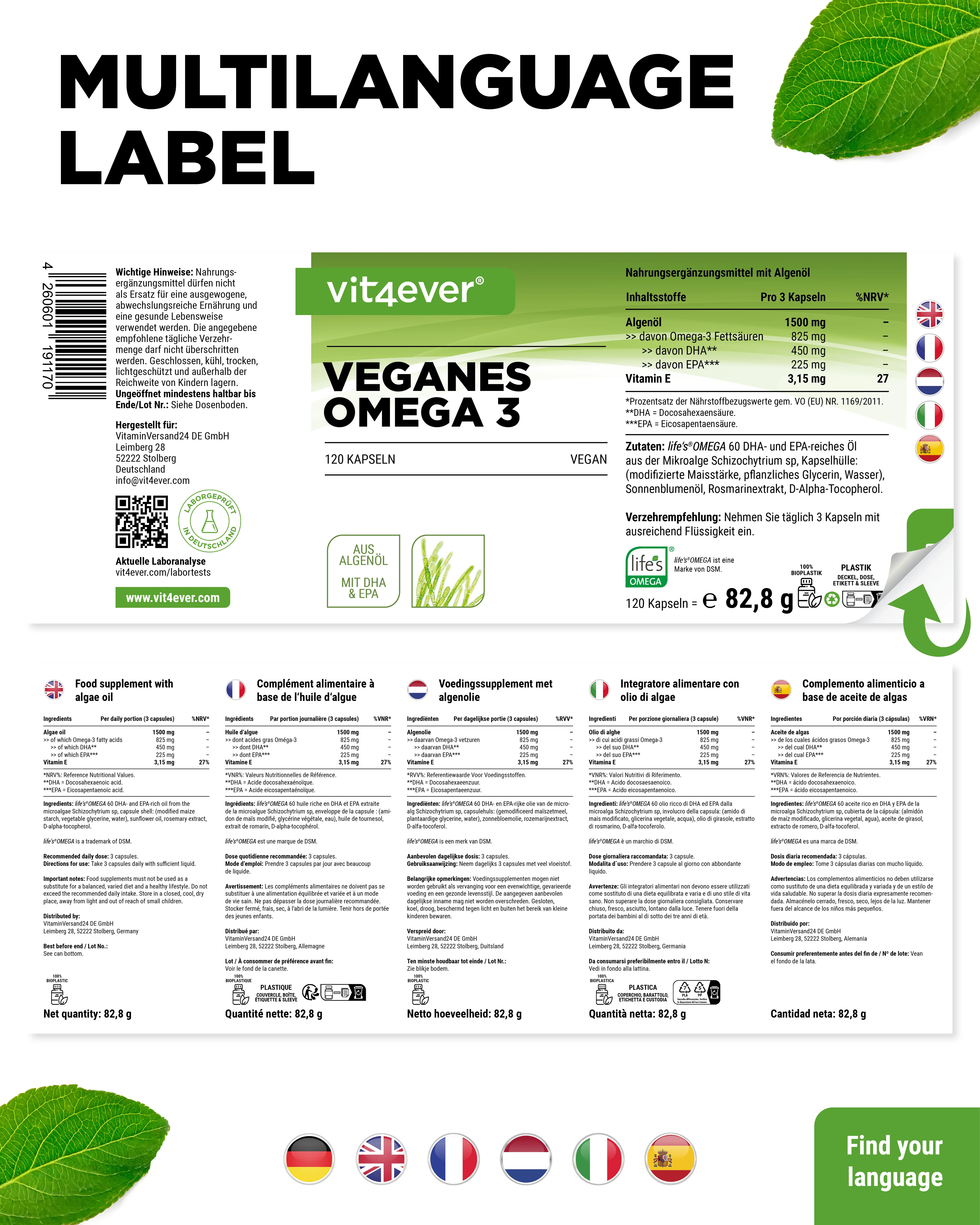 Algenöl Omega-3 Vegan - Image 12