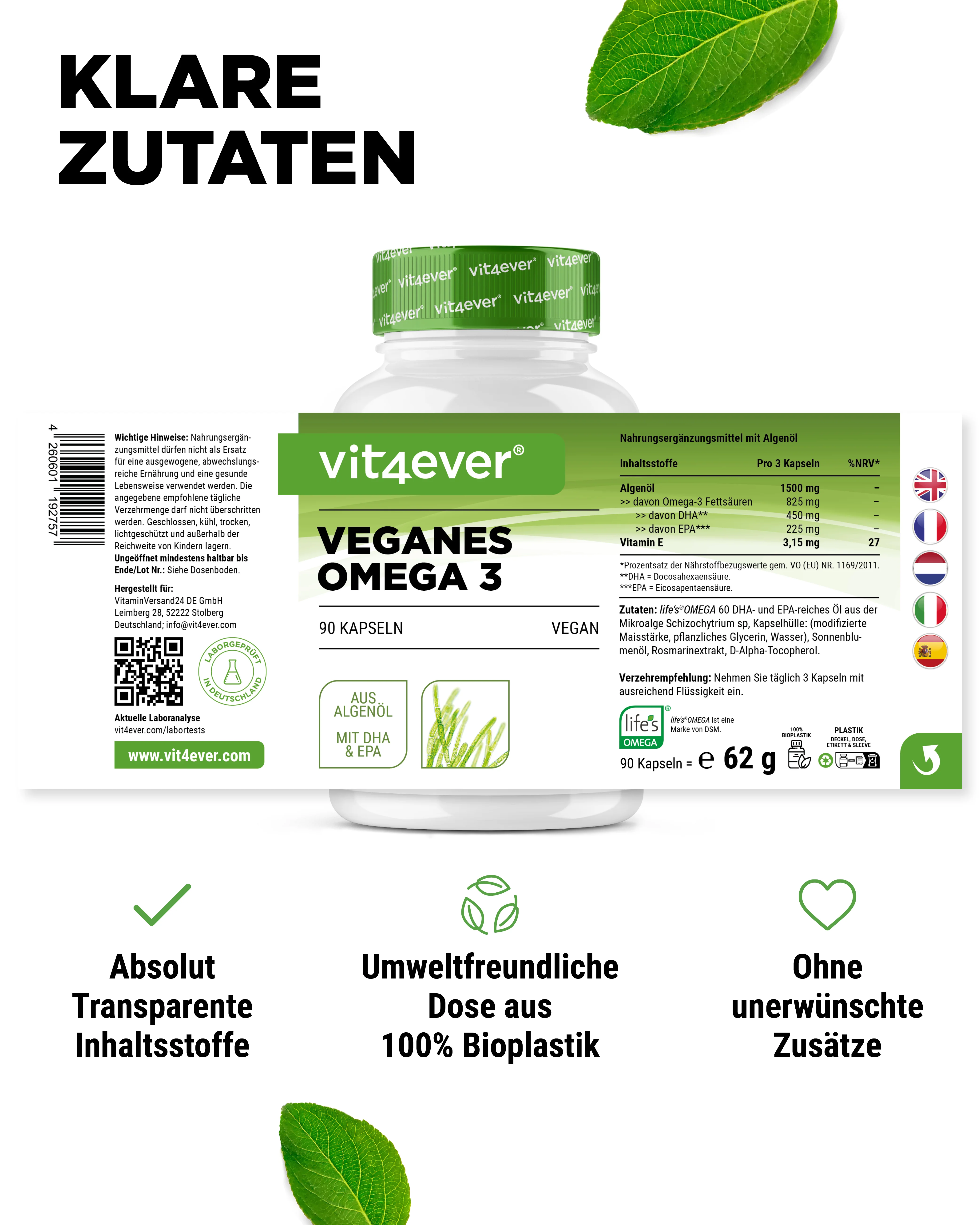 Algenöl Omega-3 Vegan - Image 5