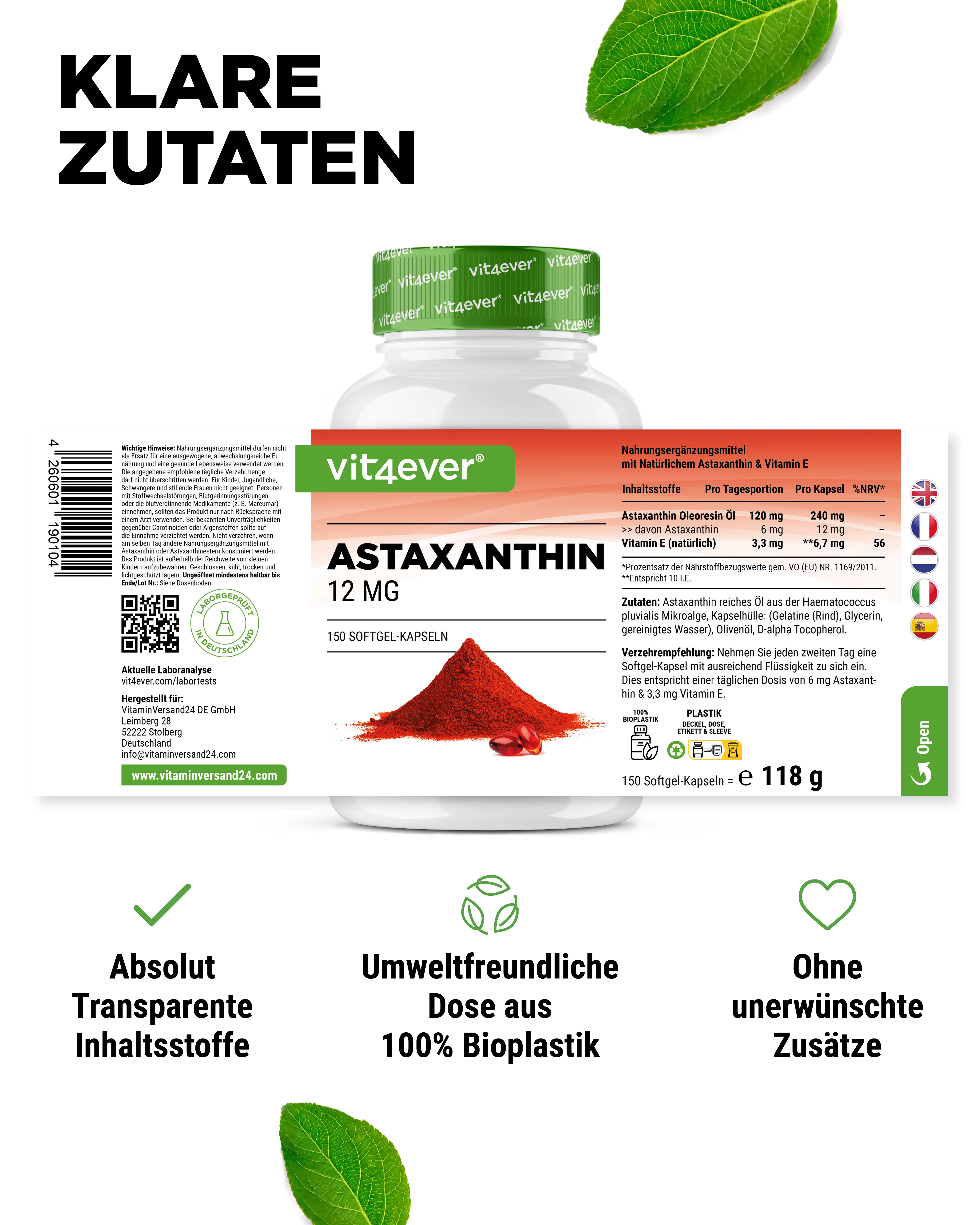 Astaxanthin - 12 mg - Image 6