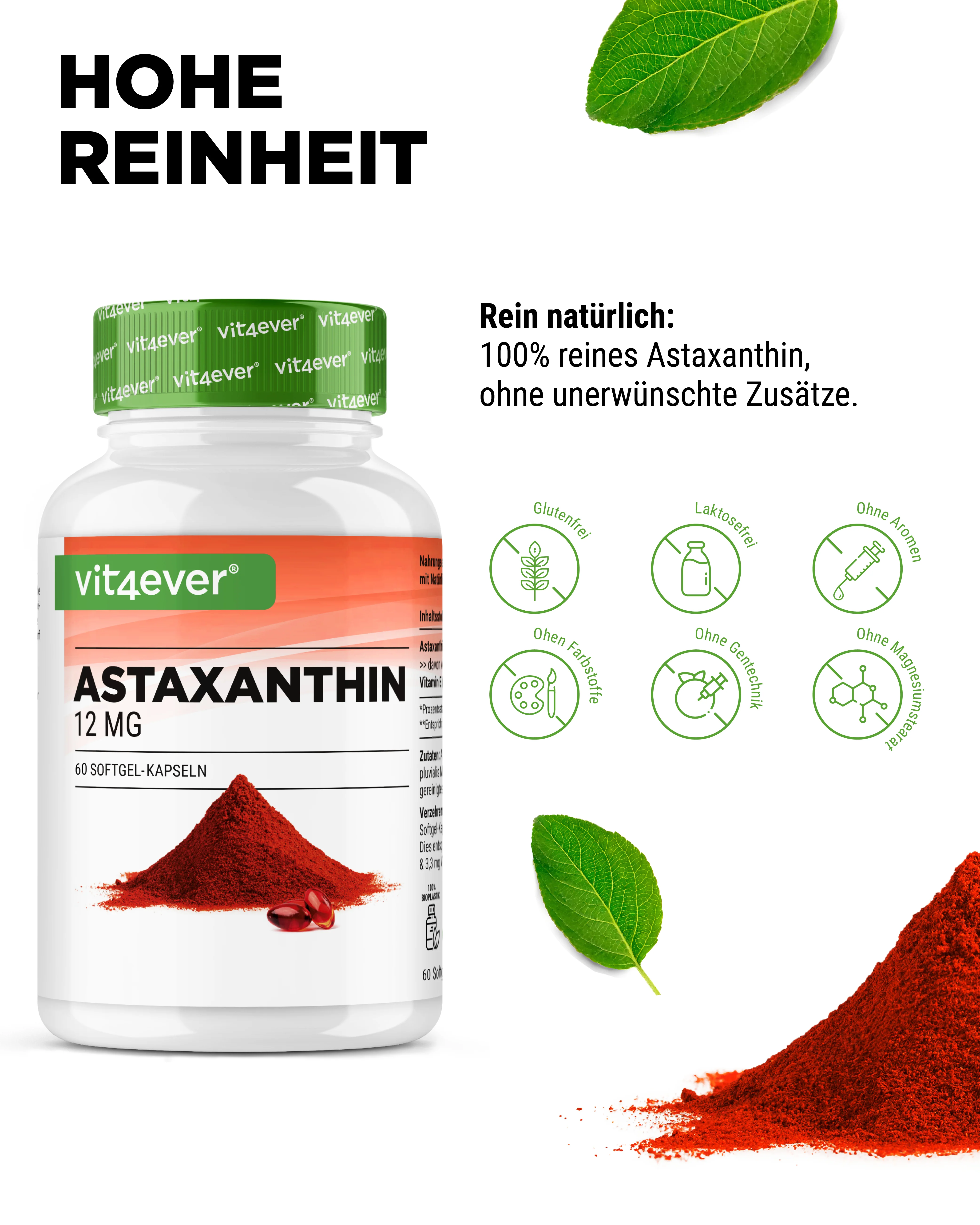 Astaxanthin - 12 mg - Image 9