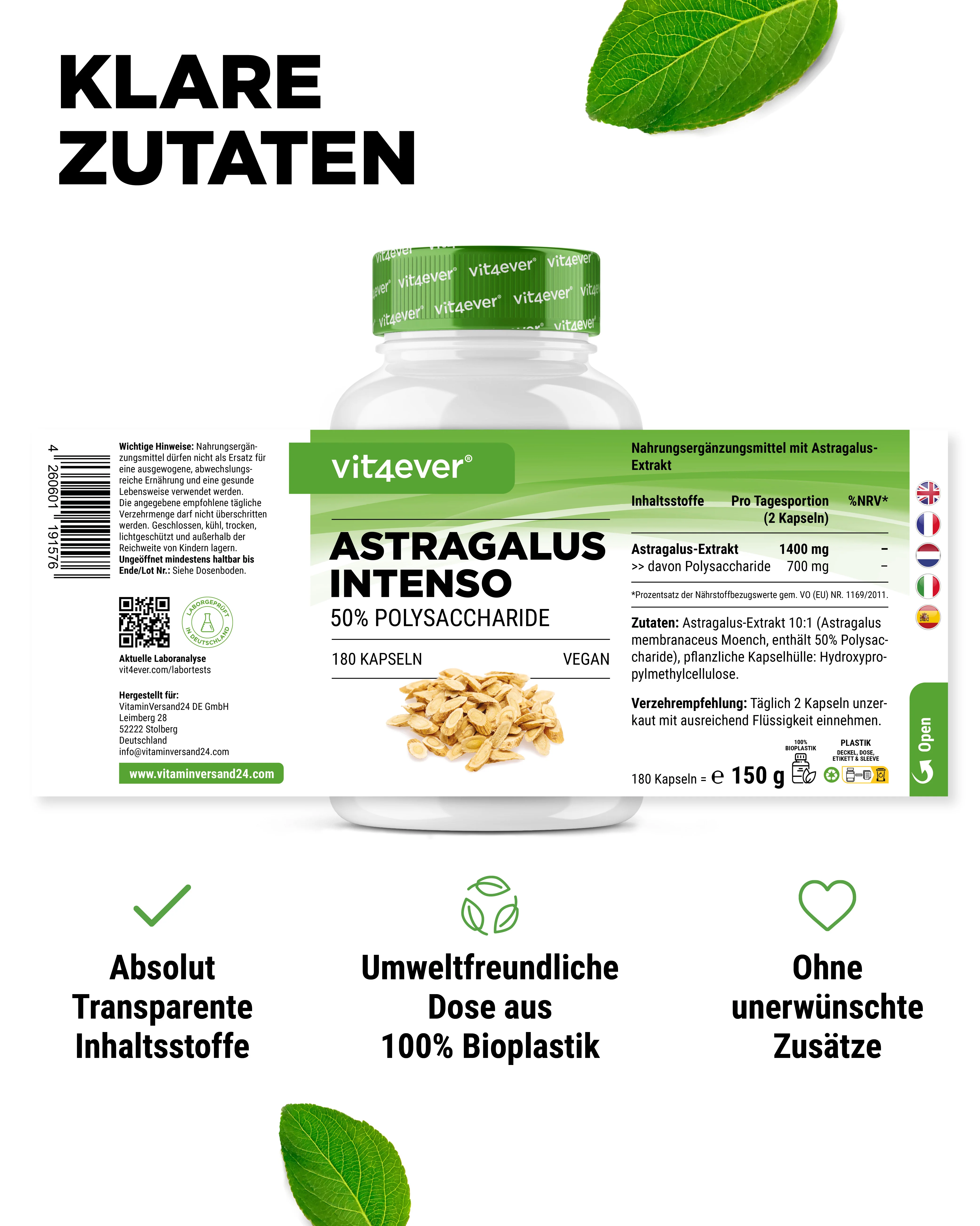 Astragalus - 50% Polysachharide - Image 5