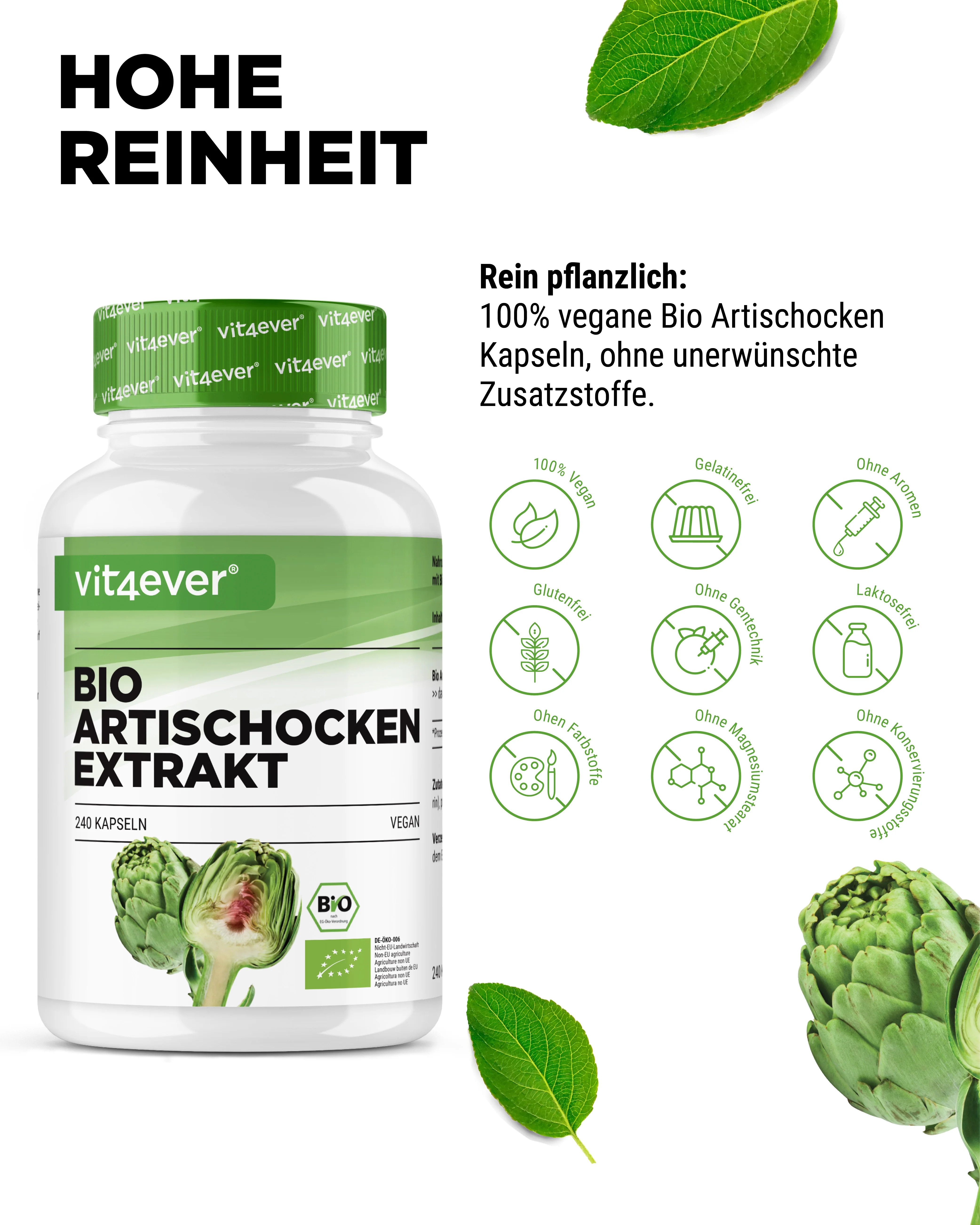 Bio Artischocken Extrakt - 2,5% Cynarin - Image 3