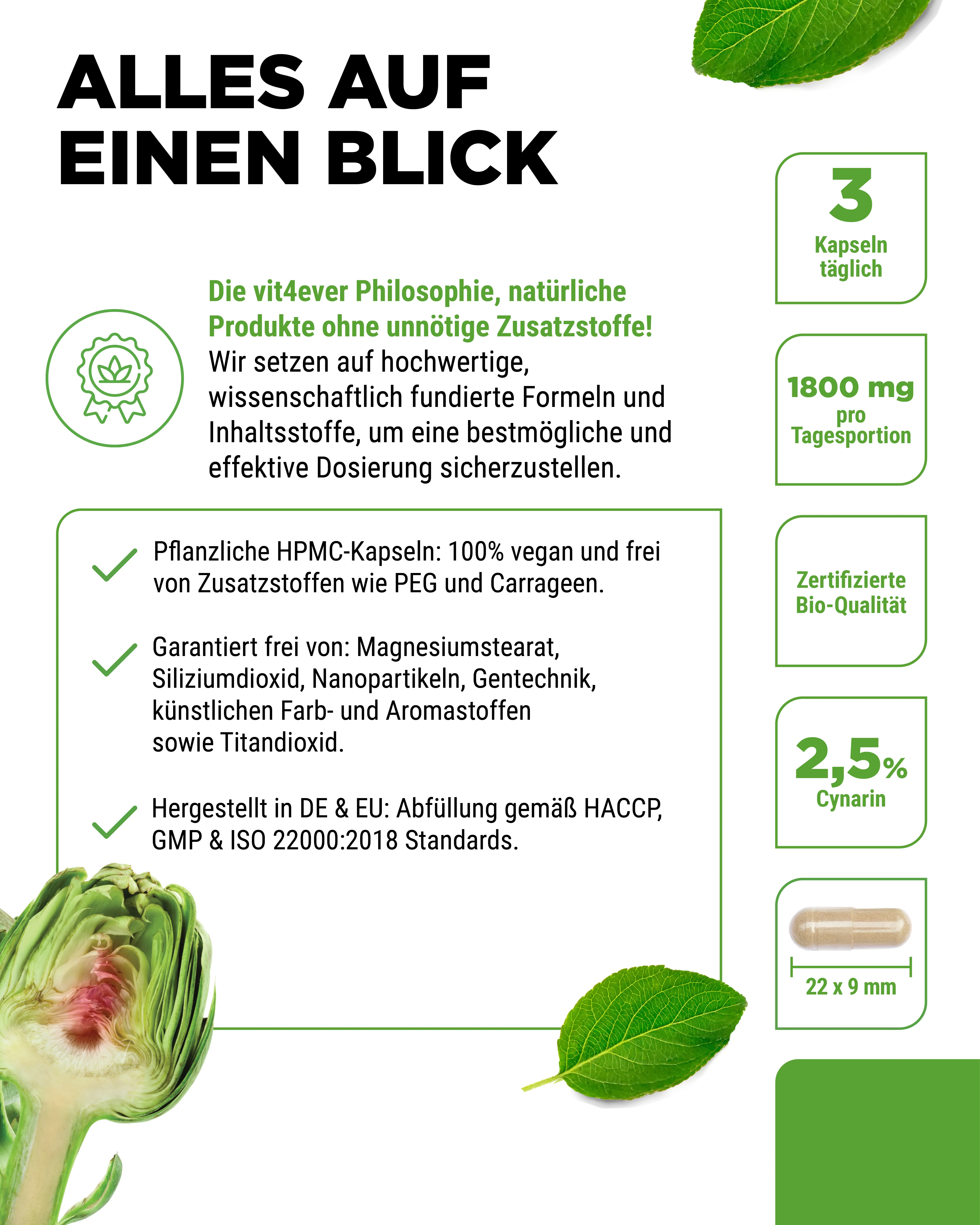 Bio Artischocken Extrakt - 2,5% Cynarin - Image 4
