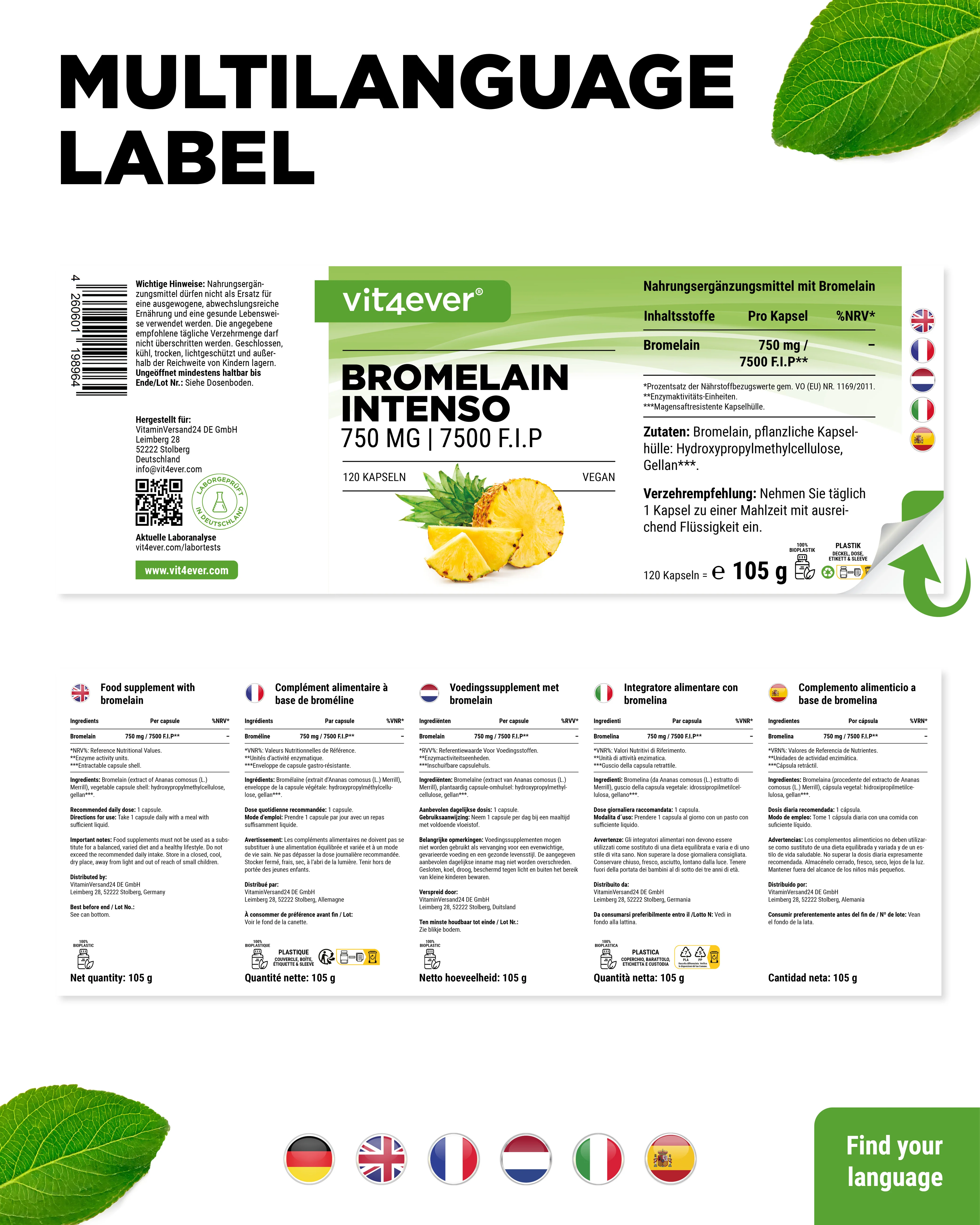 Bromelain - 7.500 F.I.P - Image 6