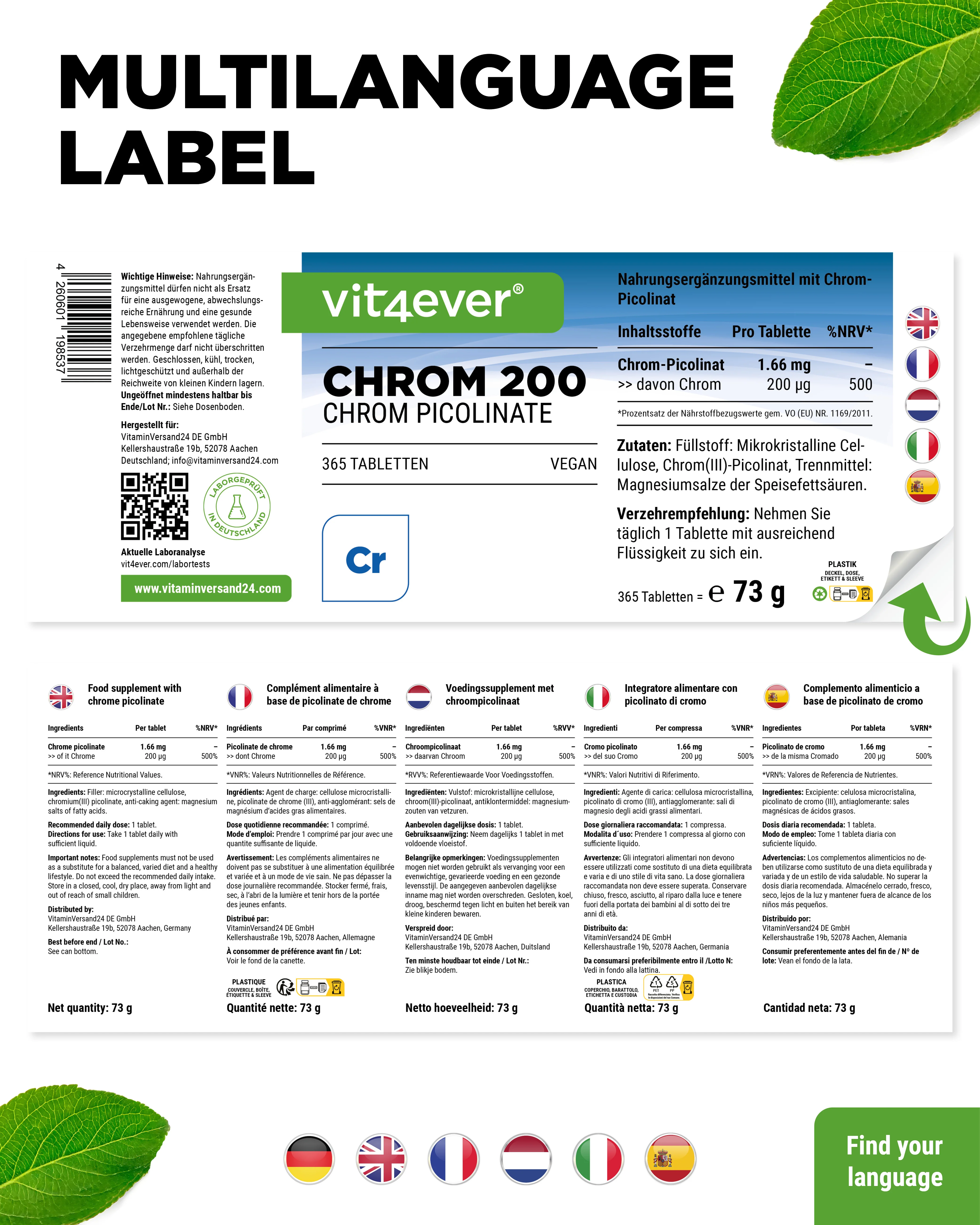 Chromium - 200 mcg - Image 6