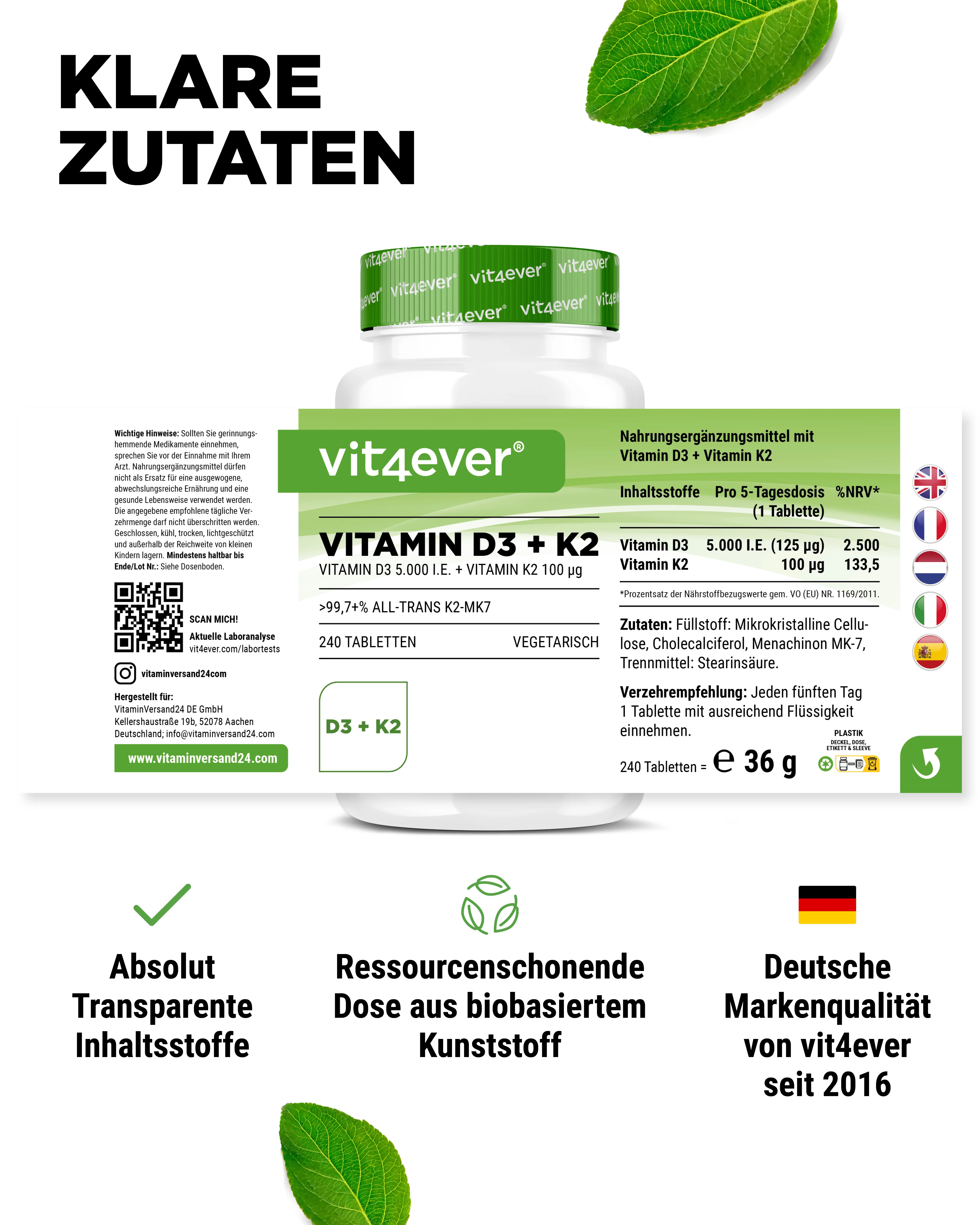 Vitamin D3 5.000 I.E. + Vitamin K2 100 mcg - Image 20