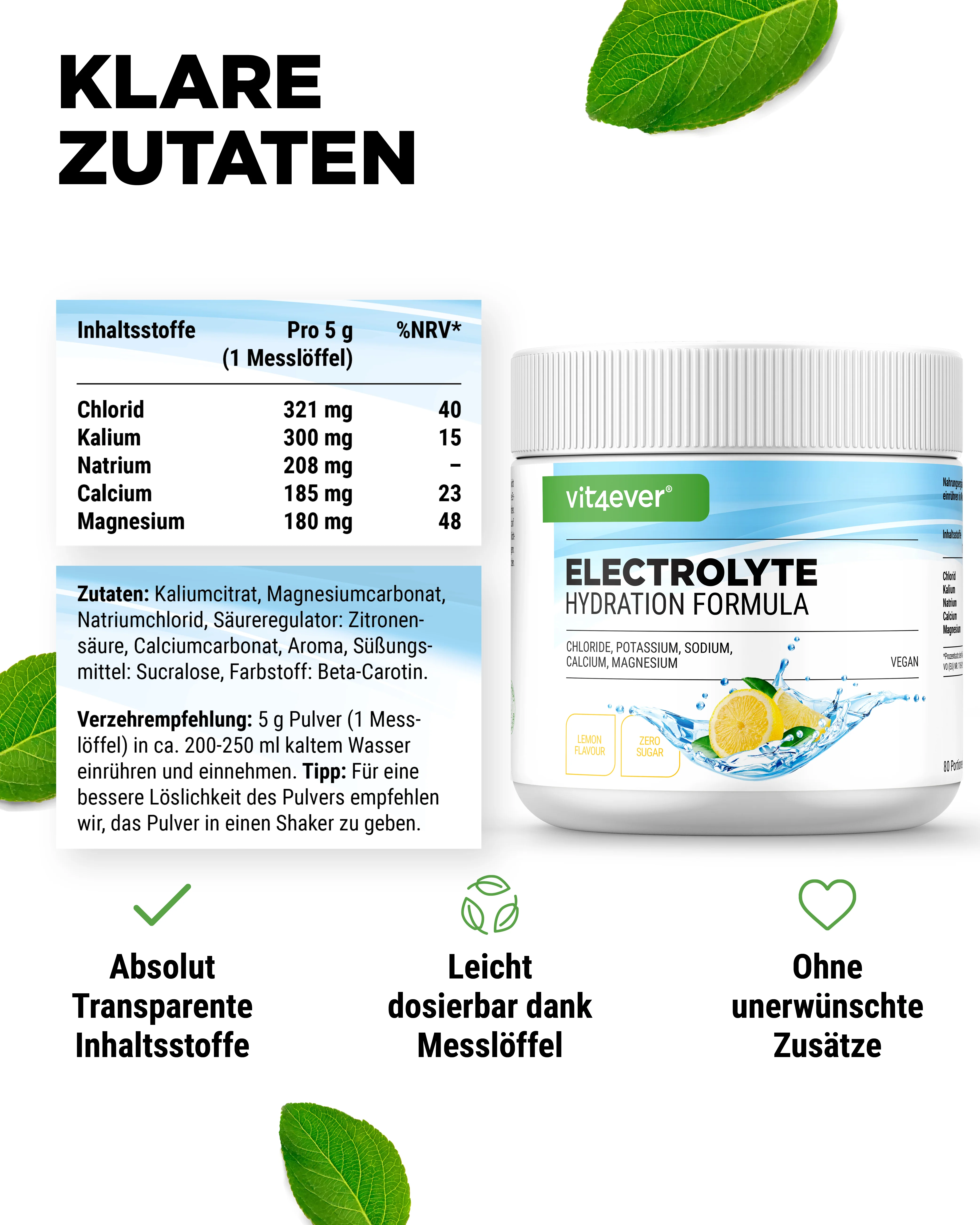 Elektrolyte Pulver, 400g - Image 13
