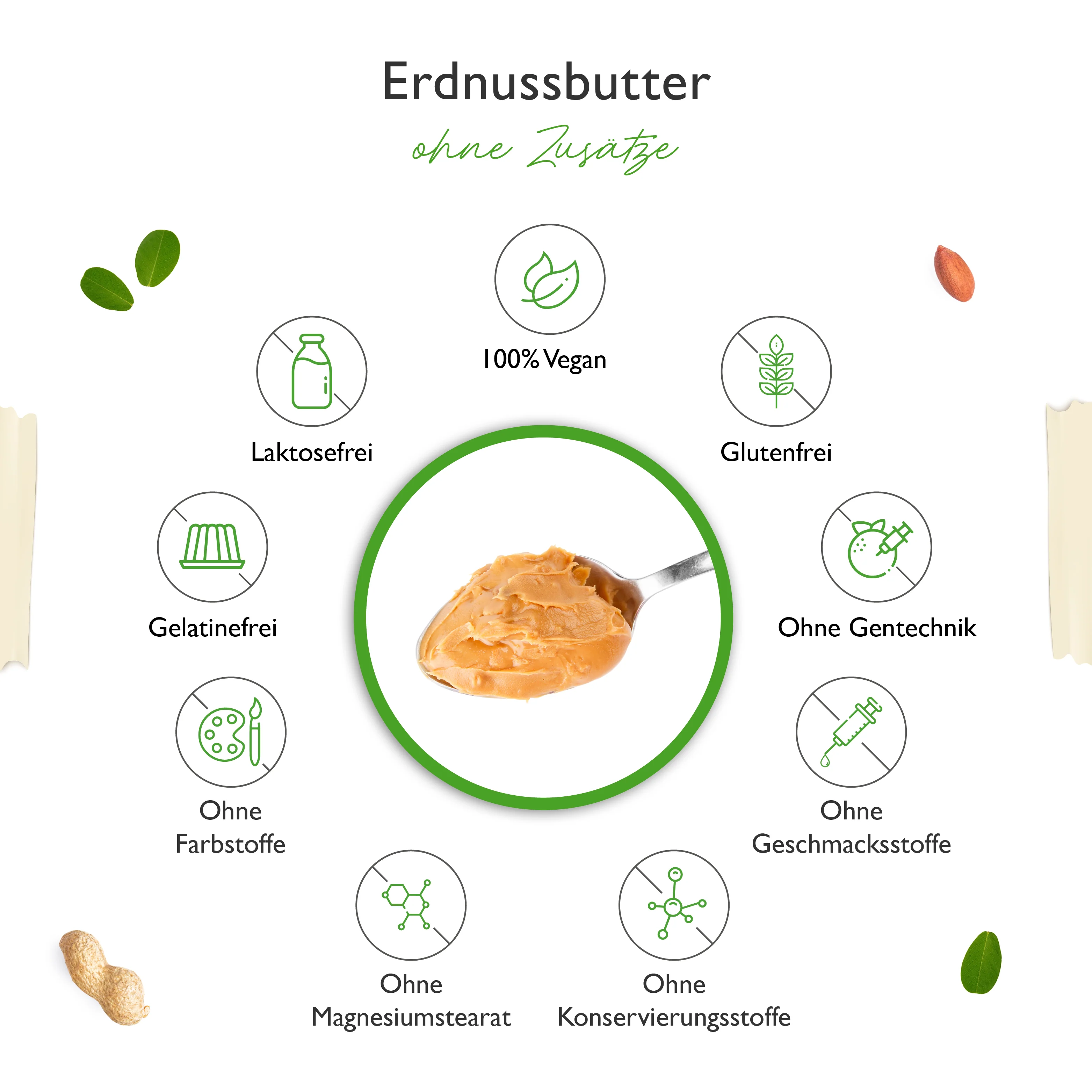 100% Erdnussbutter (CRUNCHY) - Peanut Butter - Image 4