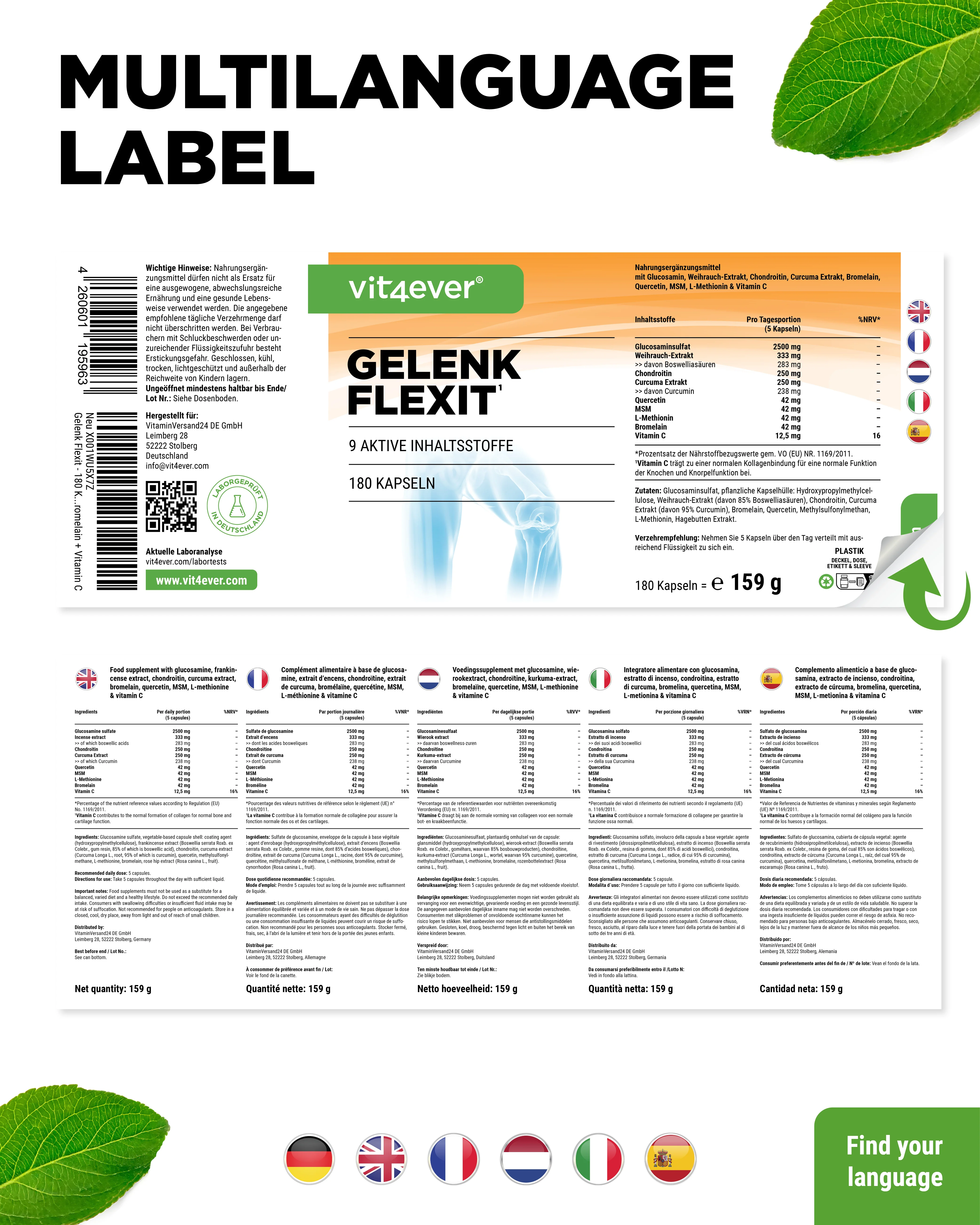 Gelenk Flexit - 9 Wirkstoffe - Image 7