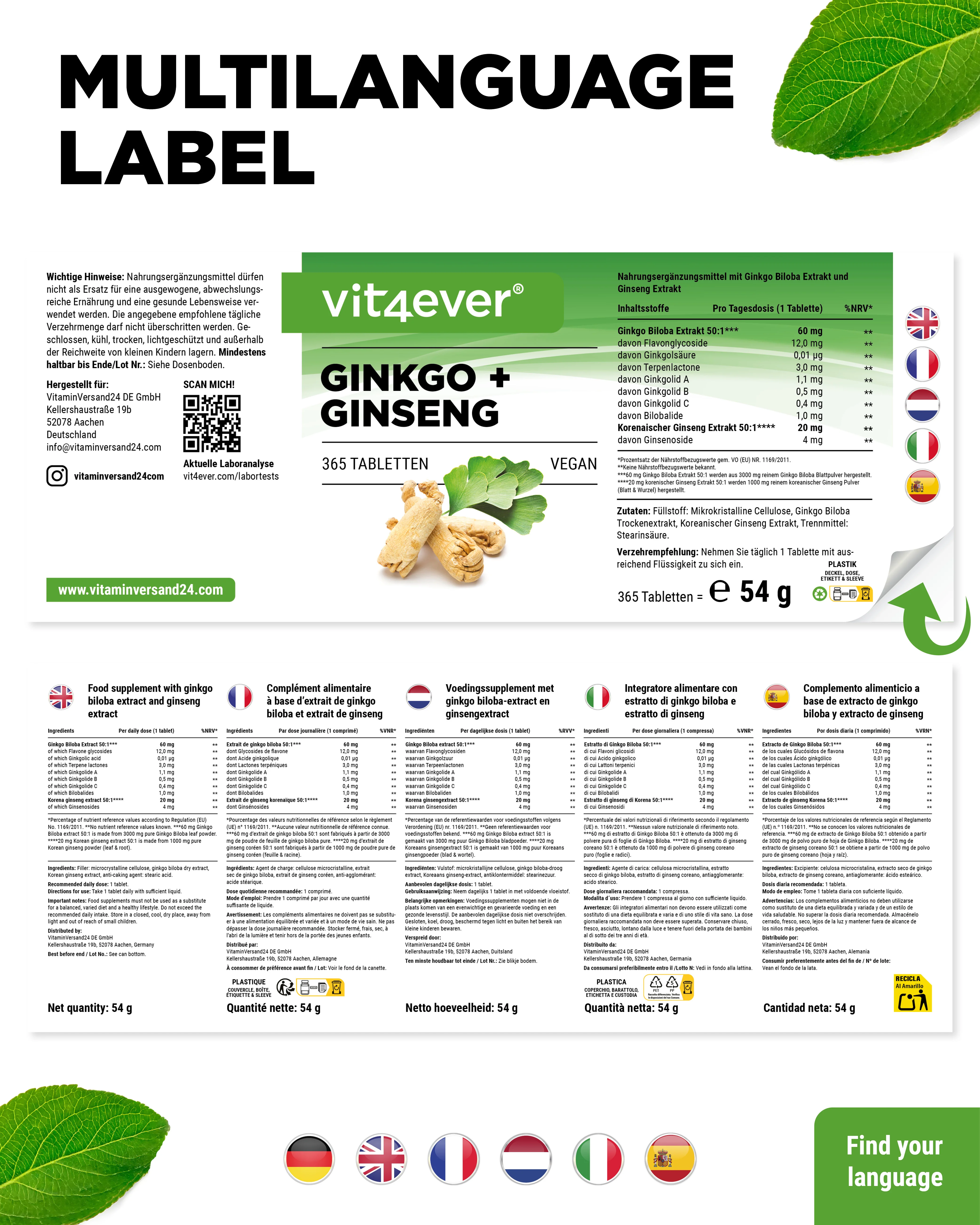 Ginkgo & Ginseng Extrakt - Image 6