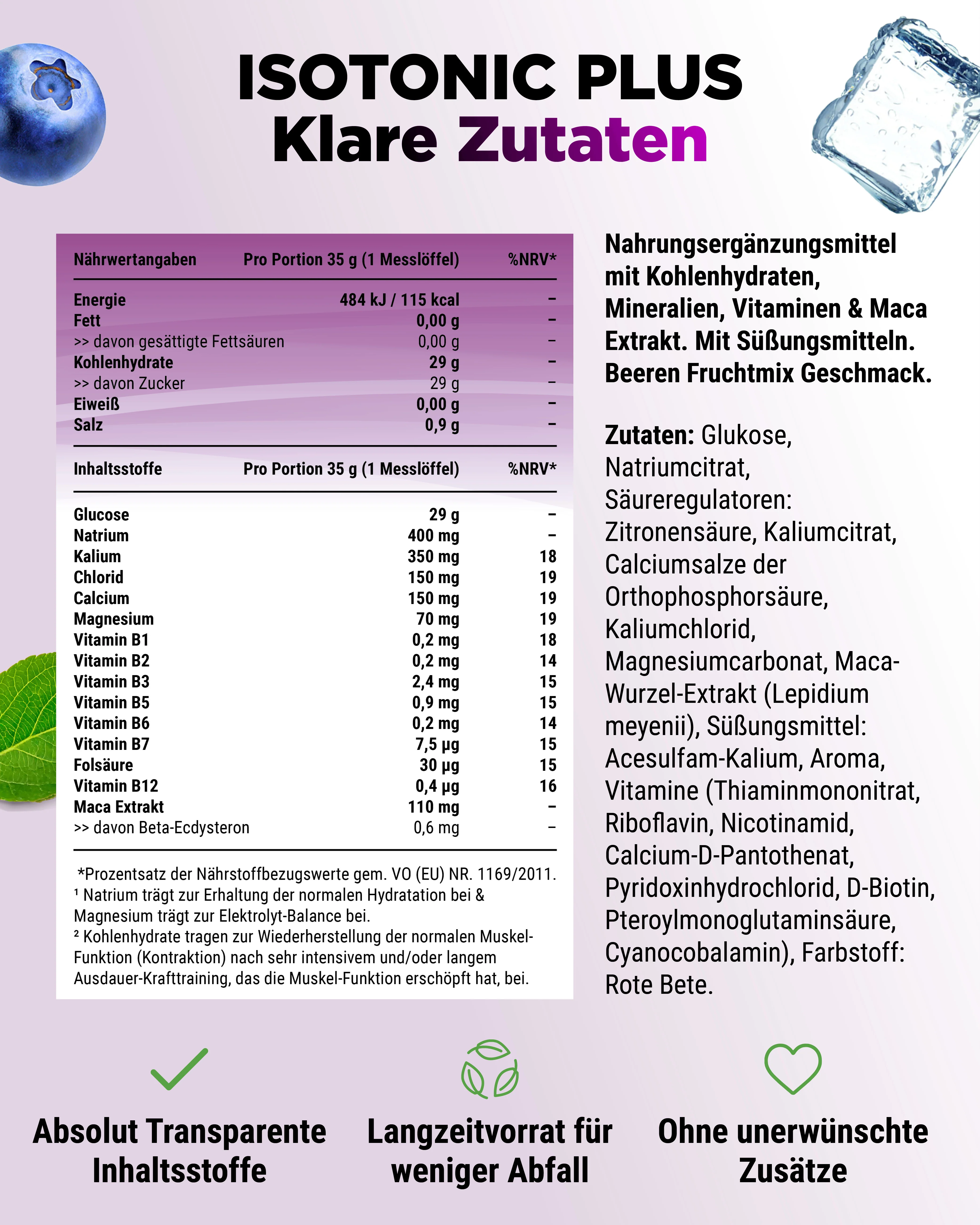 Isotonic Plus - Beeren Mix, 1050 g - Image 7