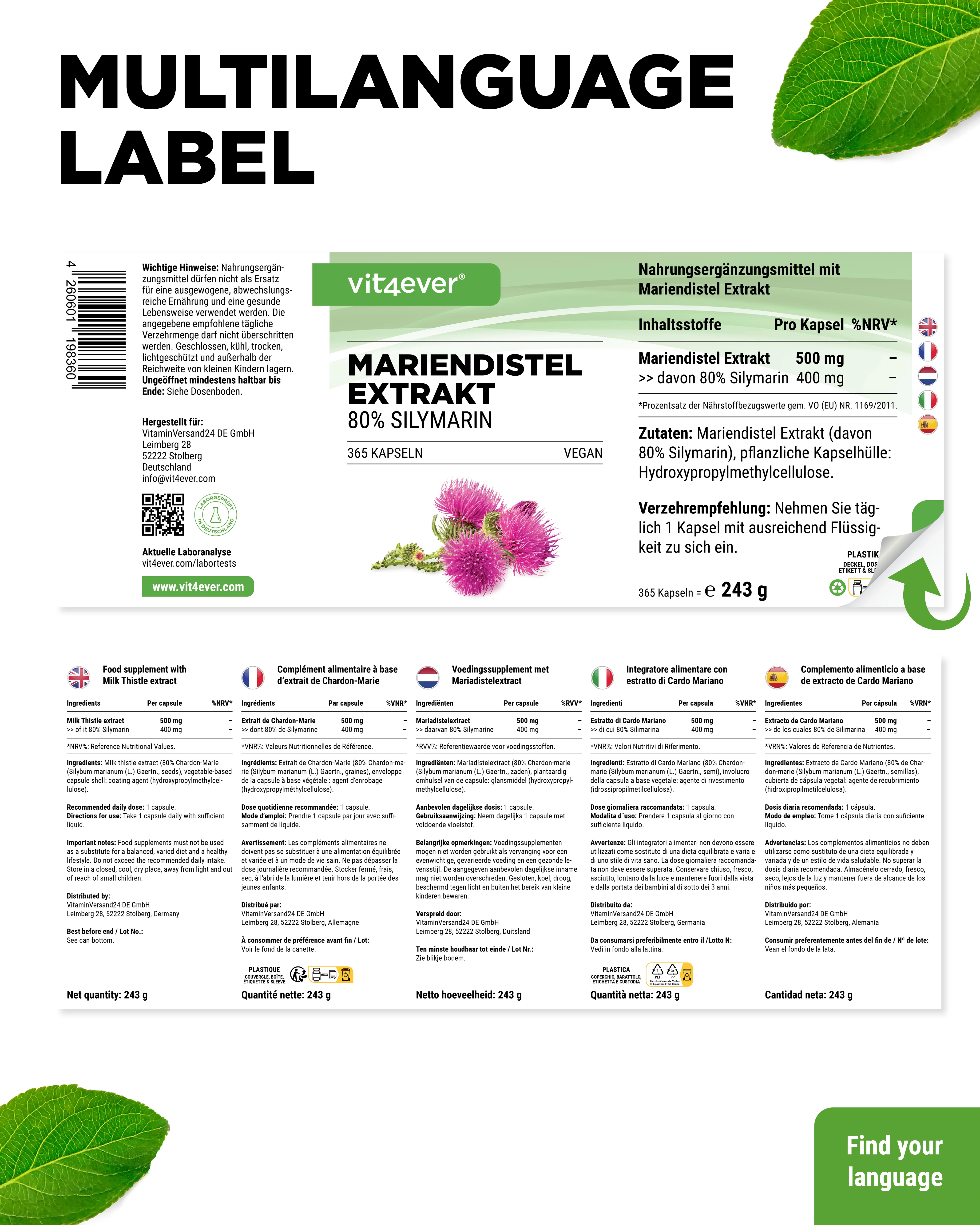 Mariendistel Extrakt 500 mg - Image 12