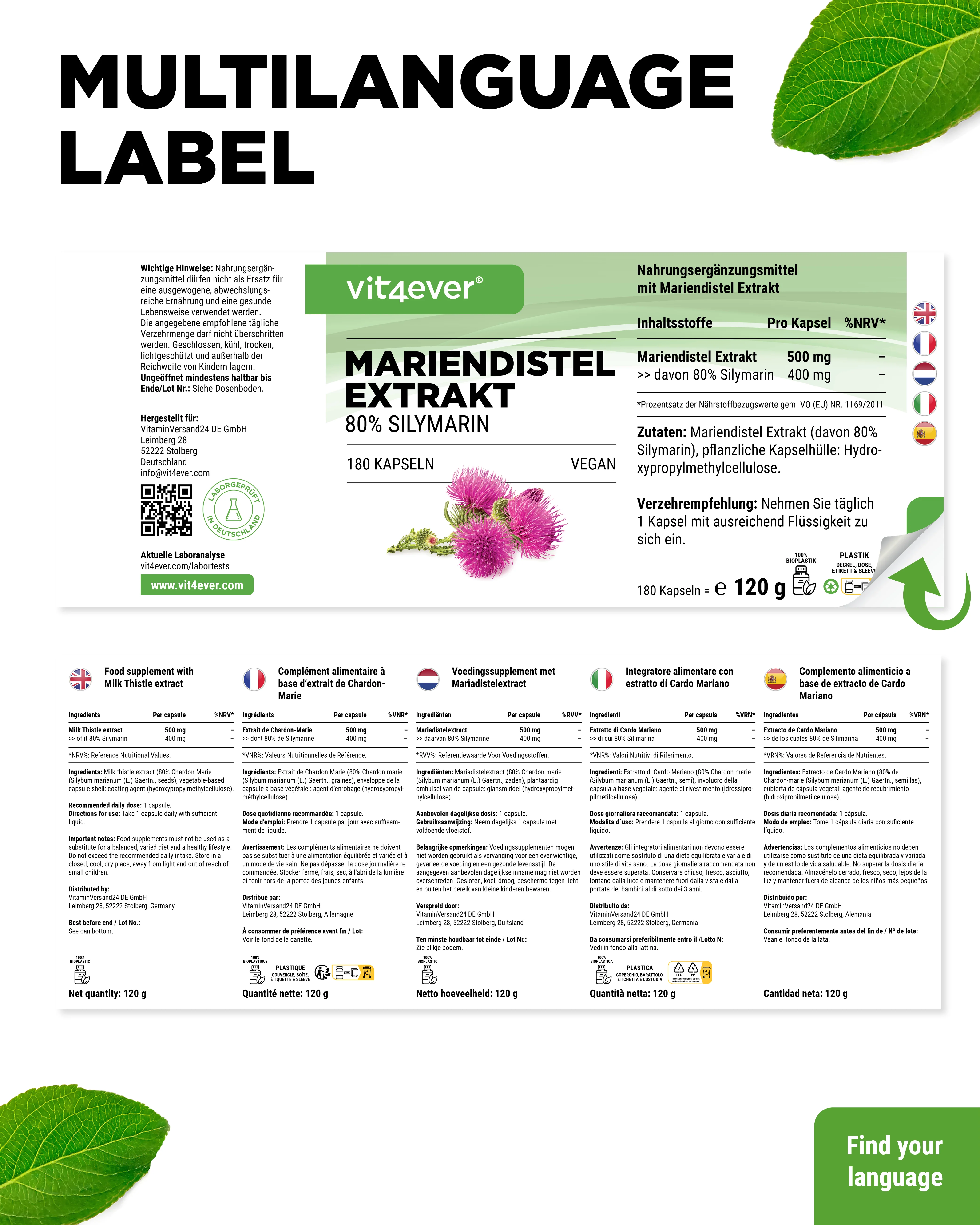Mariendistel Extrakt 500 mg - Image 6