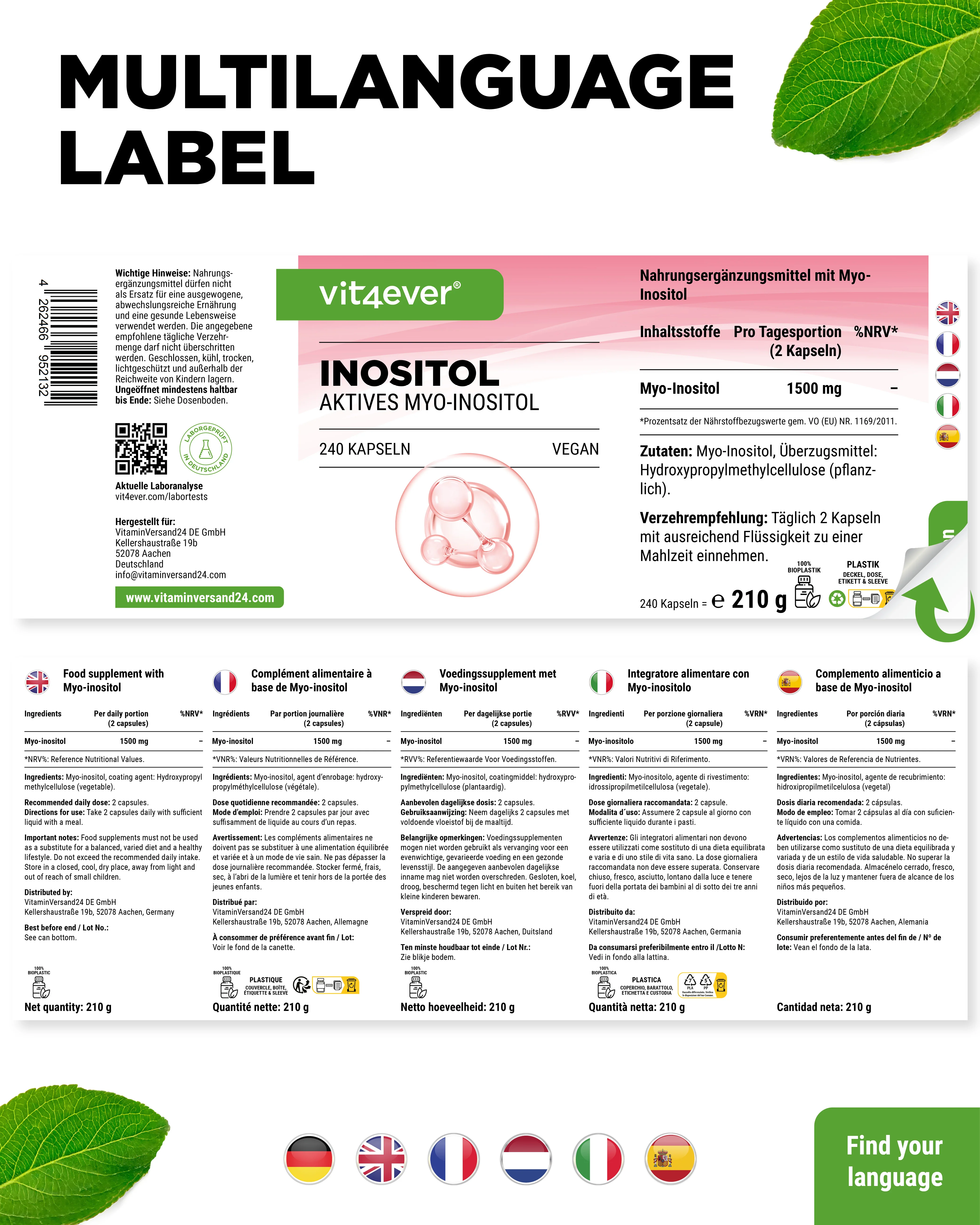 Myo Inositol - 750 mg - Image 6