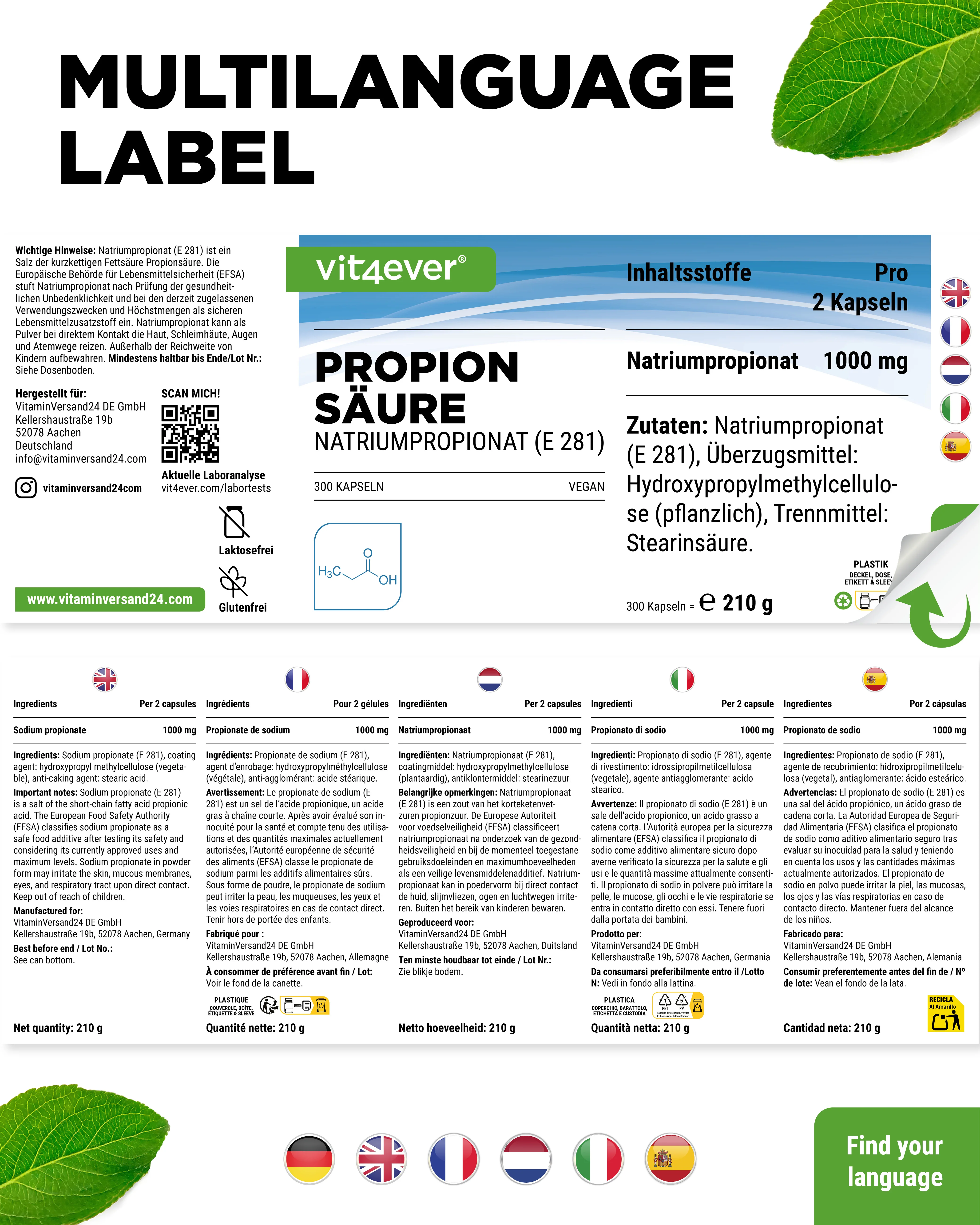 Propionsäure, 500 mg - Image 6