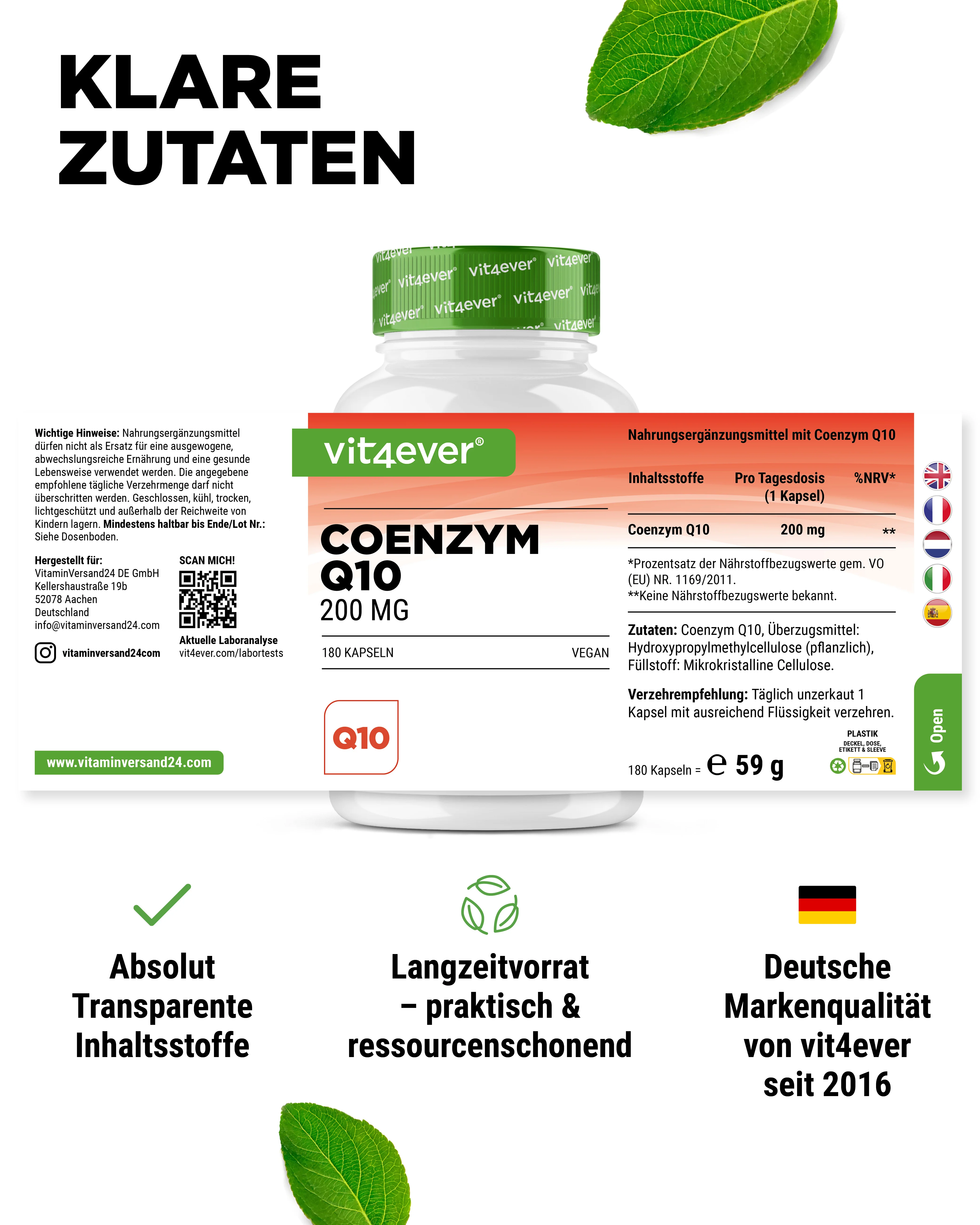 Coenzym Q10 - 200 mg - Image 5