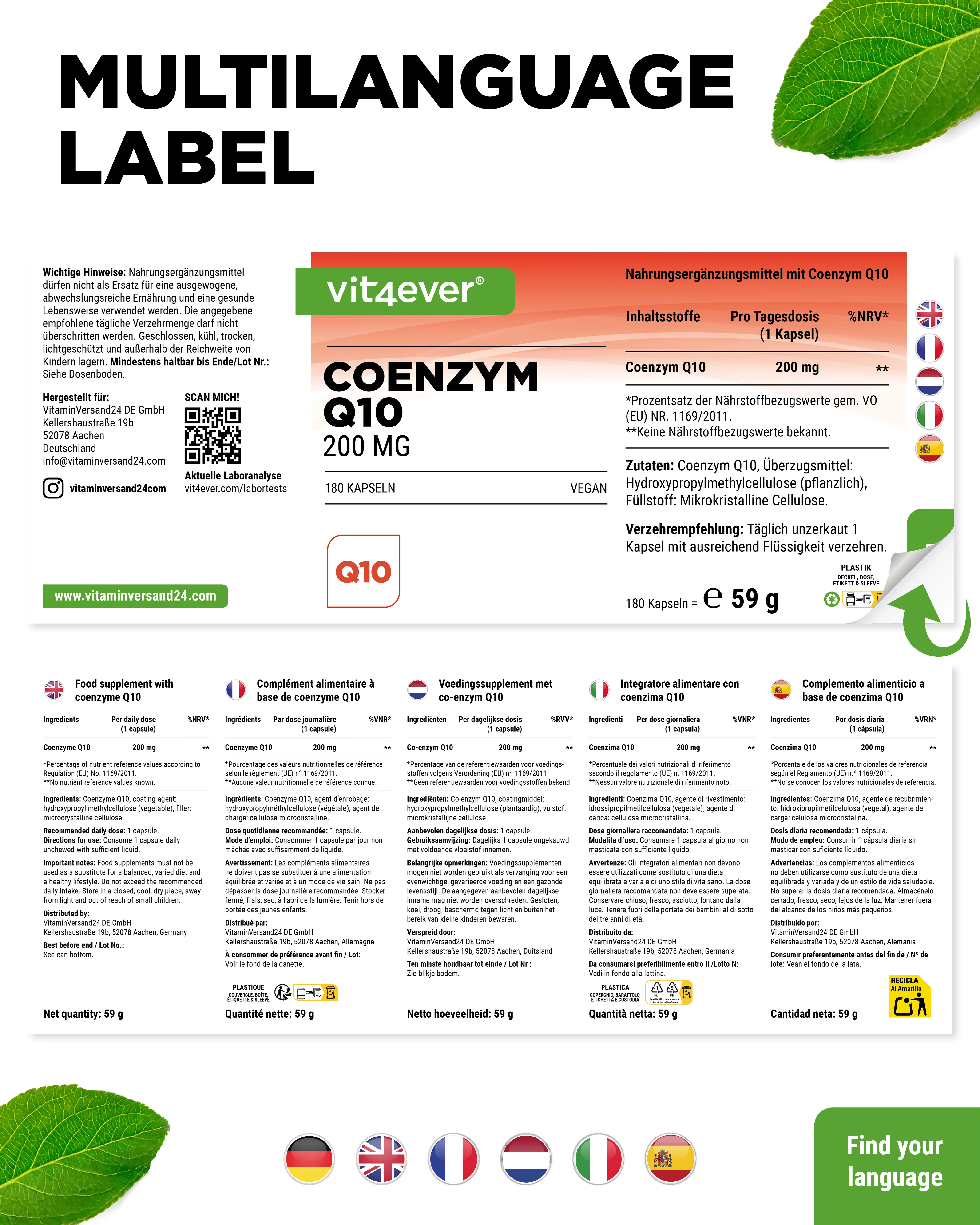 Coenzym Q10 - 200 mg - Image 6