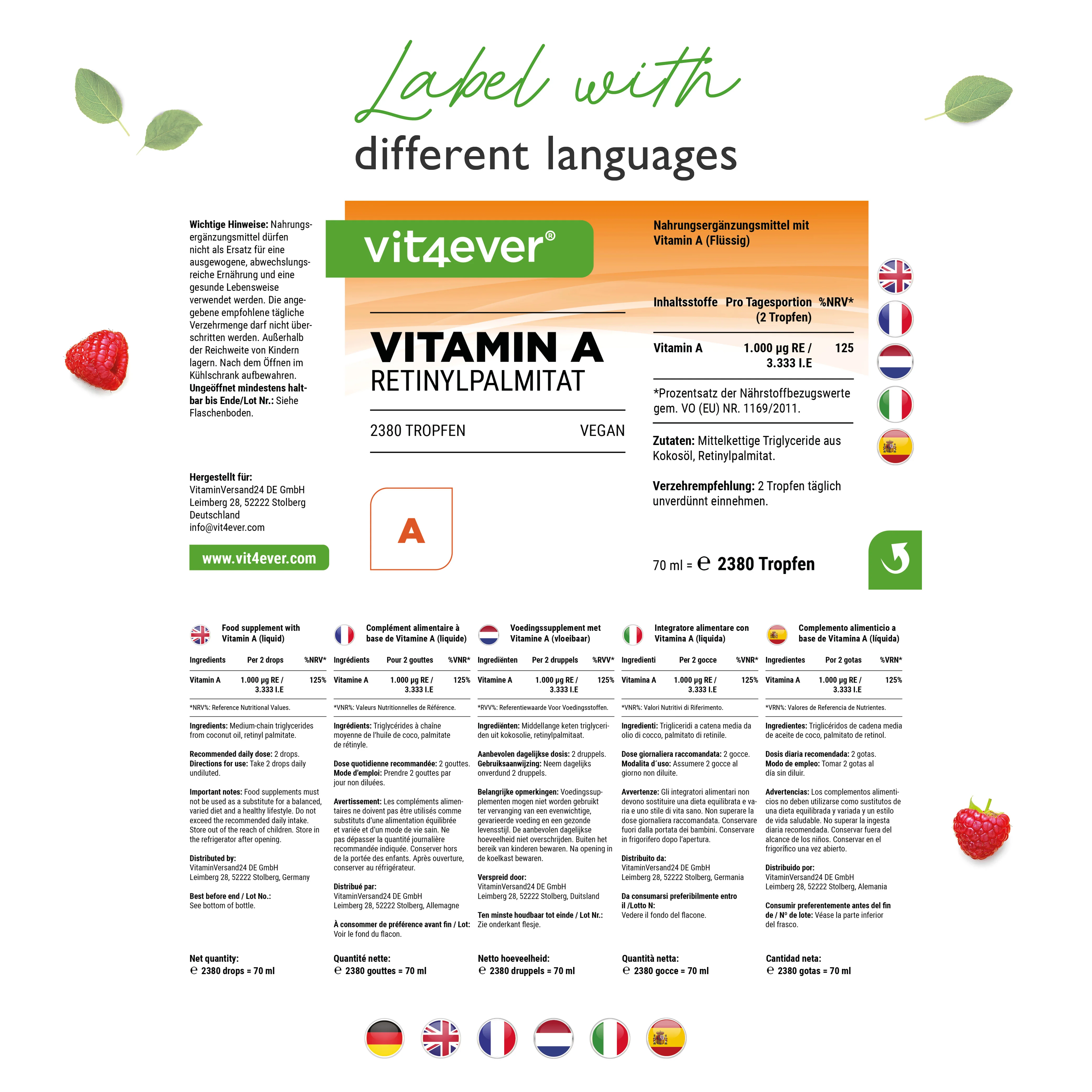 Vitamin A Tropfen - 500 mcg - Image 7