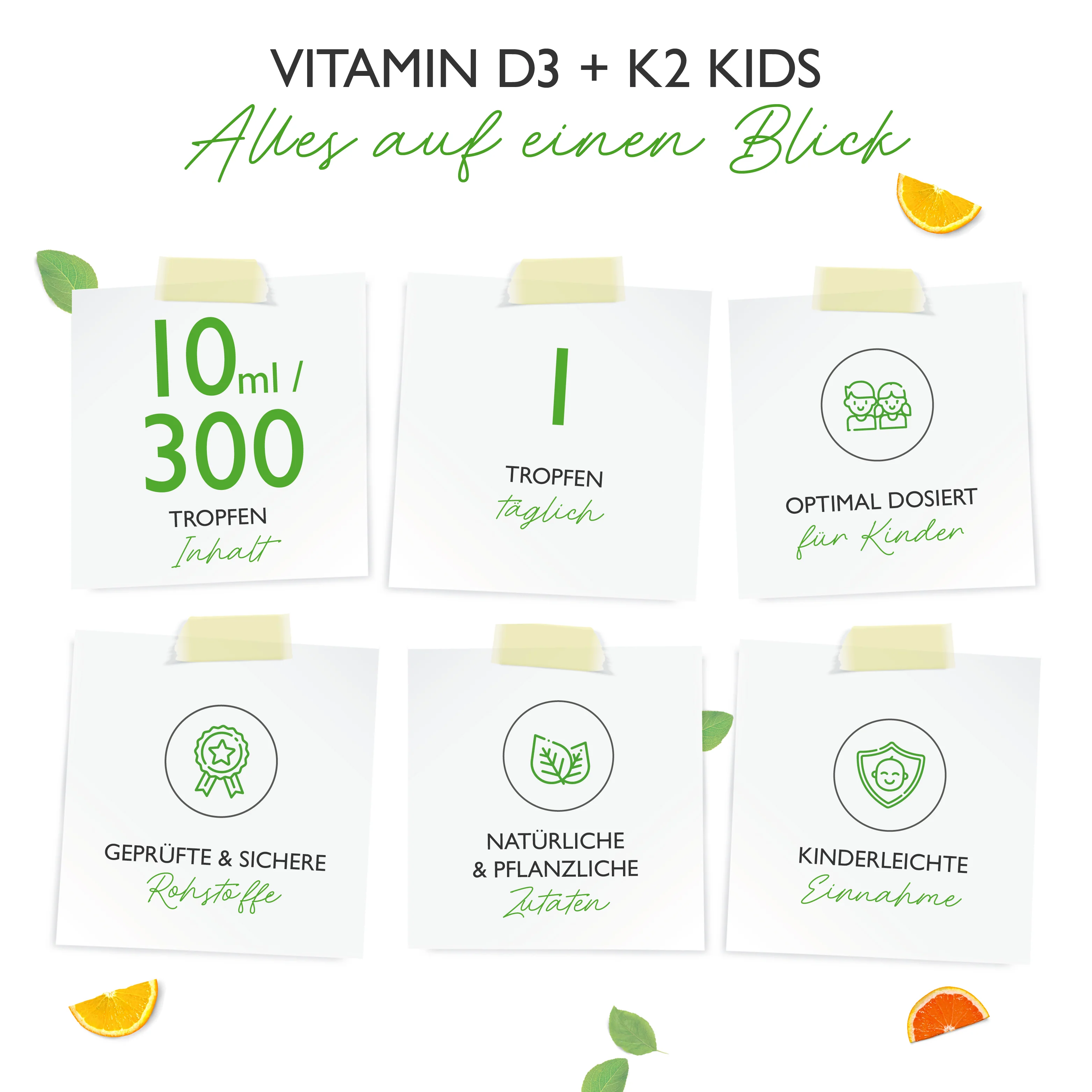 Vitamin D3 + K2 - KINDER - Tropfen 10ml - Image 3
